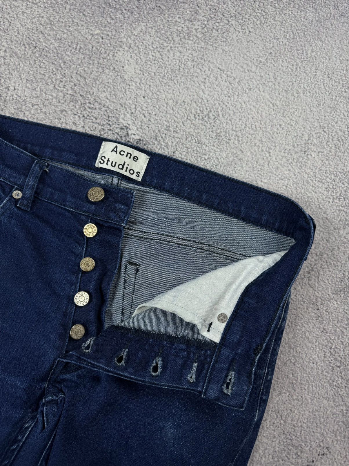 Acne Studios ACNE STUDIOS Roc Manhattan Blue Slim Jeans Size US 32 / EU 48 - 20 Thumbnail