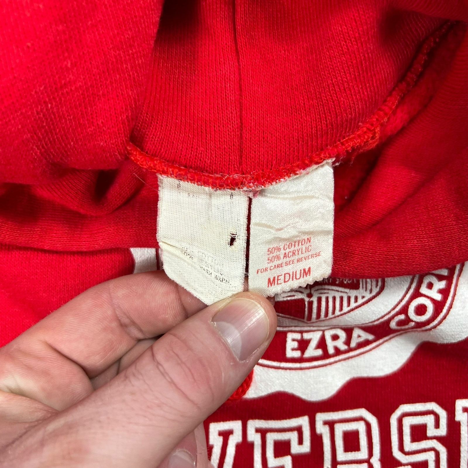 Vintage 1970s Cornell University seal crest Ivy League hoodie Size US M / EU 48-50 / 2 - 5 Thumbnail