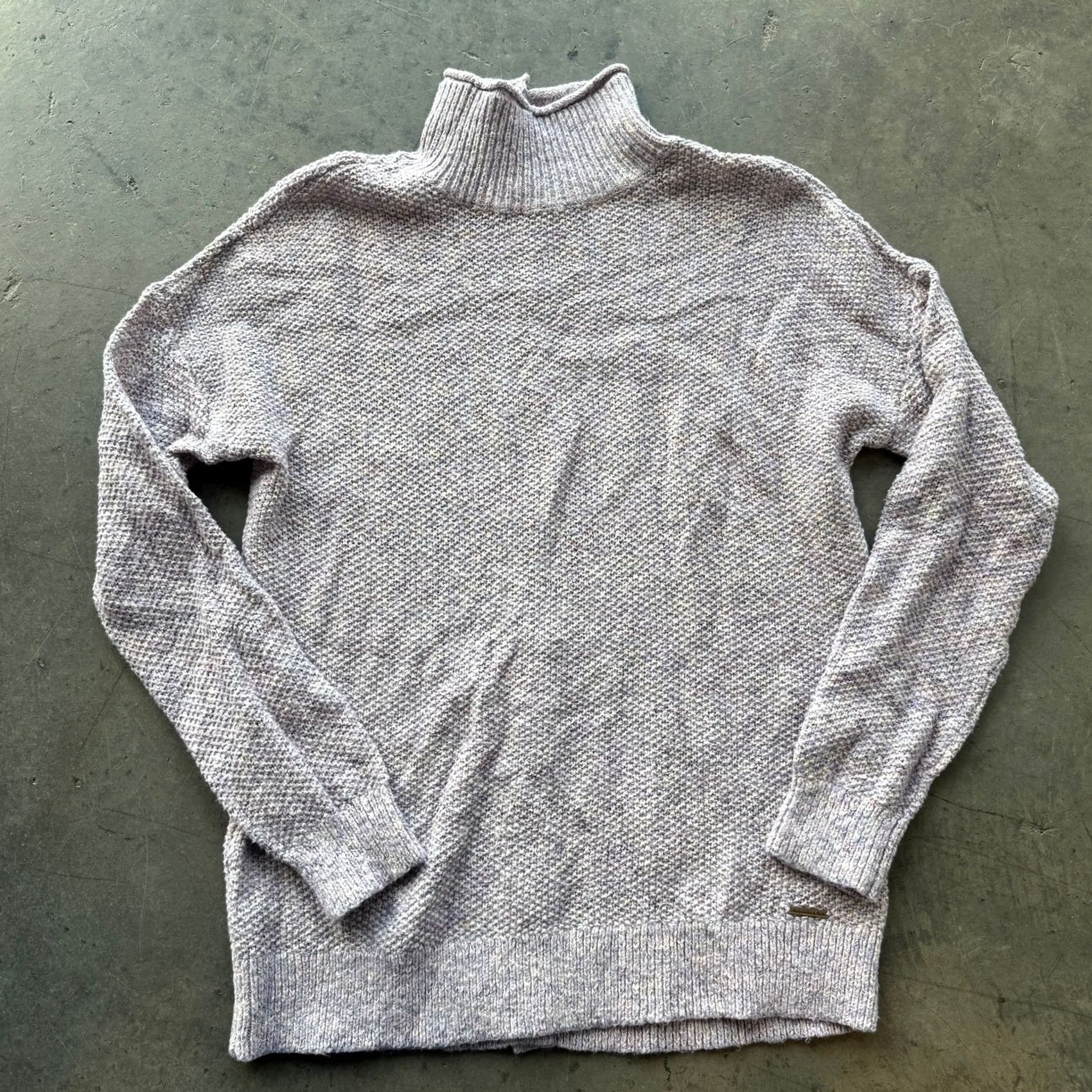 Vintage VINTAGE Abercrombie & Fitch Purple Knit Button Back Longsleeve Sweater Cardigan M Women Size M / US 6-8 / IT 42-44 - 2 Thumbnail