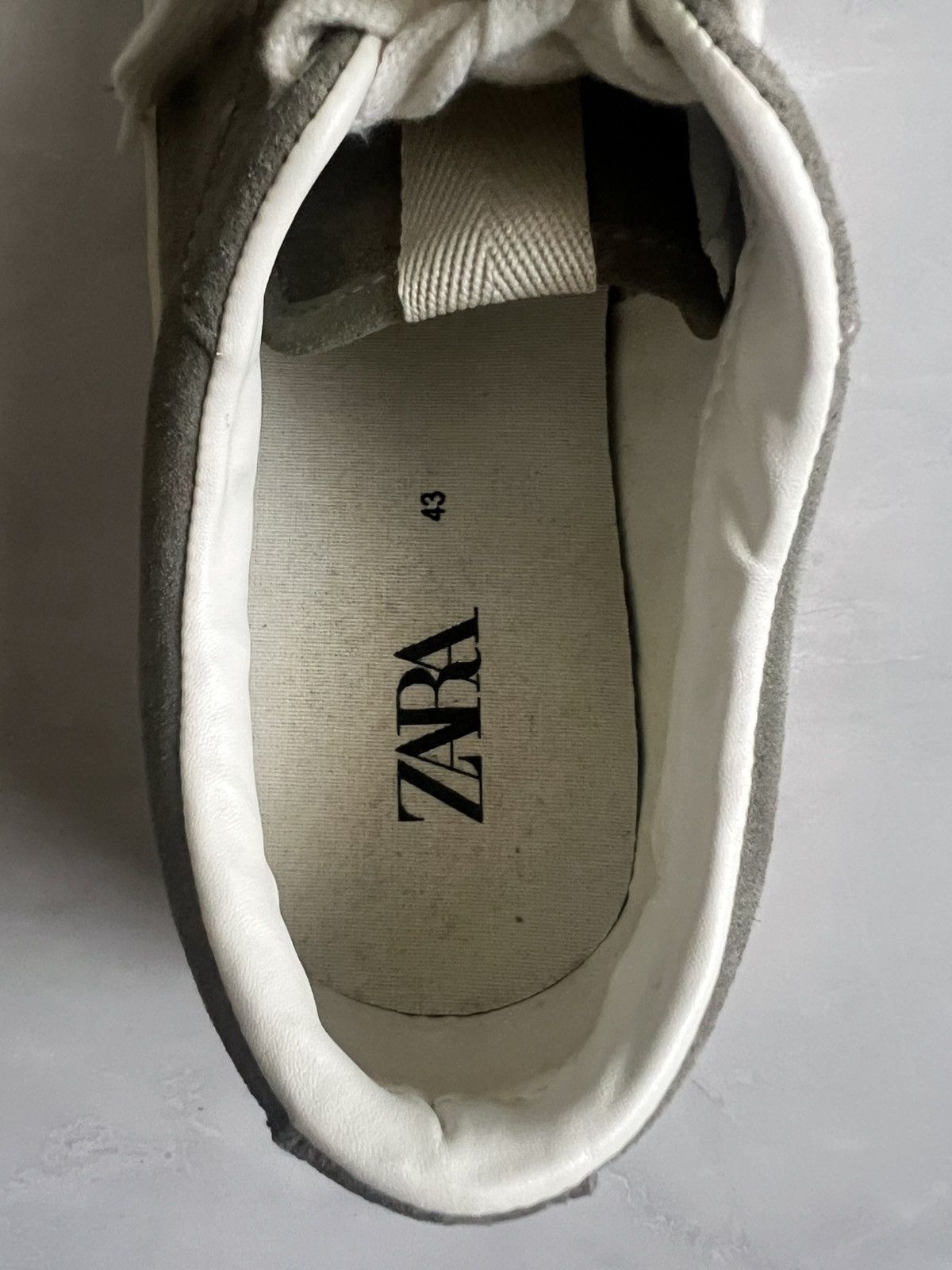 Zara Zara Men's Low Top Green Split Lace Up Suede Sneakers Size US 10 / EU 43 - 5 Thumbnail