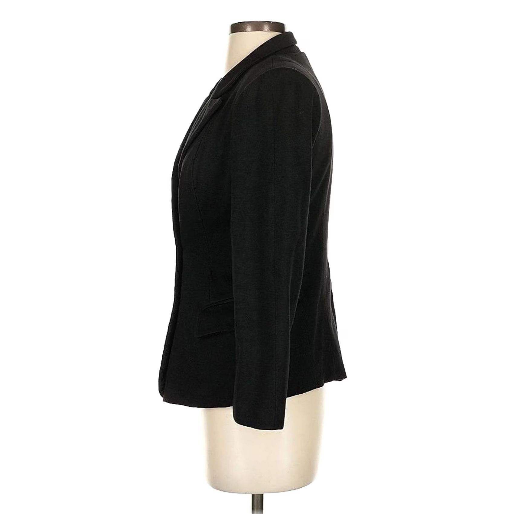 Anthropologie Anthropologie Black Blazer Jacket Cartonnier Double Breasted 4 Button S Womens Size S / US 4 / IT 40 - 2 Thumbnail