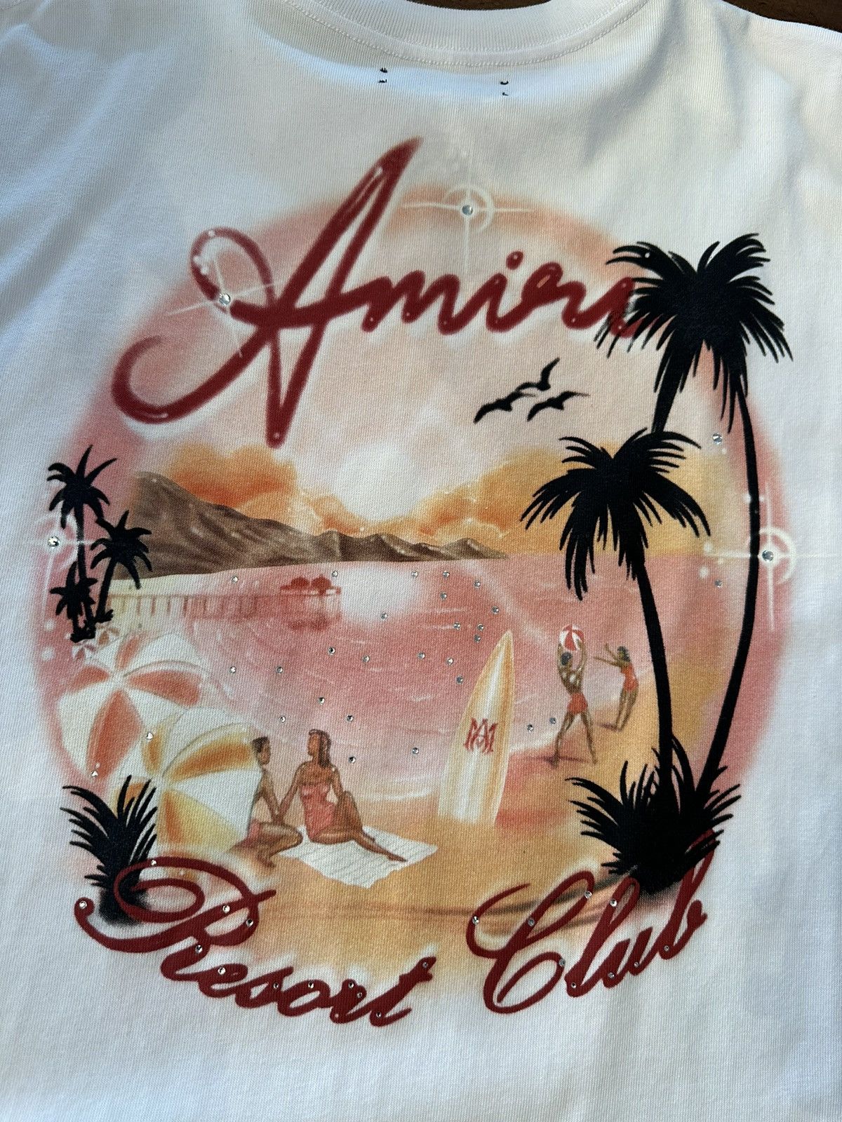 Amiri Amiri Airbrush Beach resort Tee Size US XL / EU 56 / 4 - 4 Thumbnail