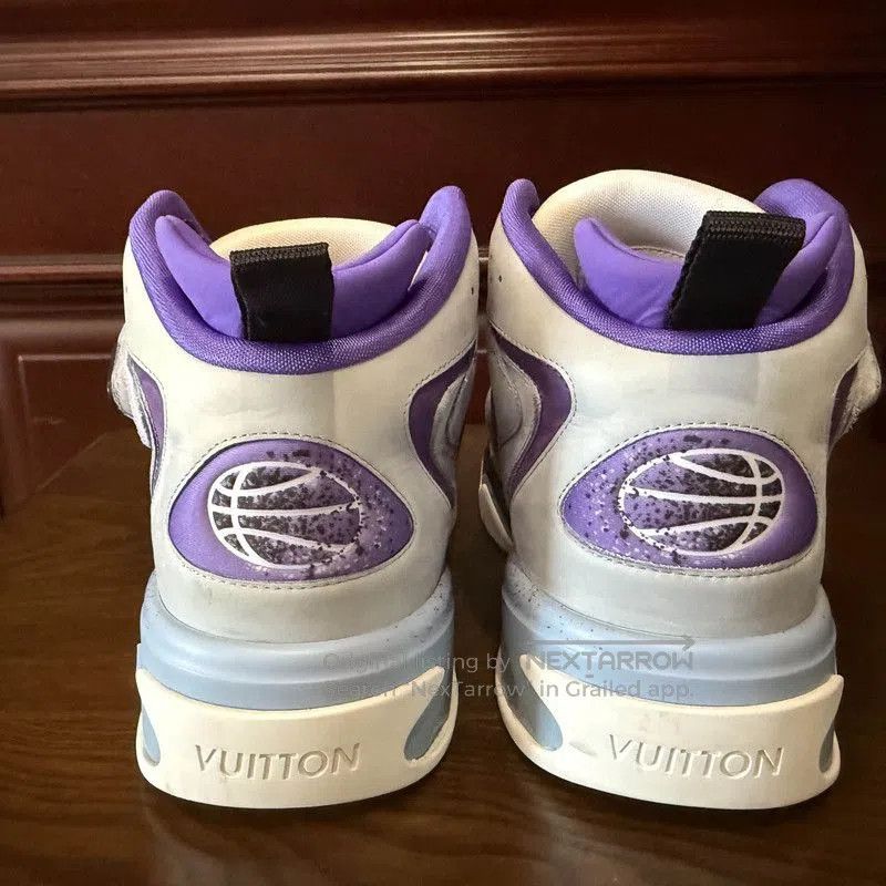 Louis Vuitton Louis Vuitton Trainer 2 Basketball Shoes in Blue . Size US 9.5 / EU 42-43 - 3 Thumbnail