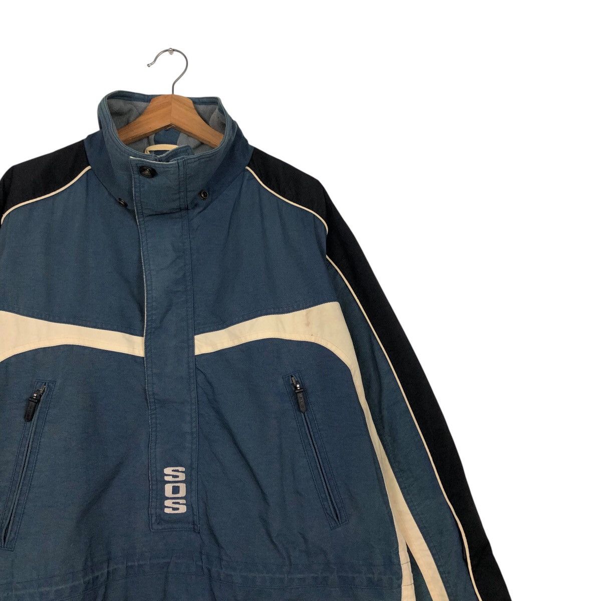 Japanese Brand 📌SOS Sportswear Of Sweden Half Zipper Anorak Jacket Size US M / EU 48-50 / 2 - 7 Thumbnail
