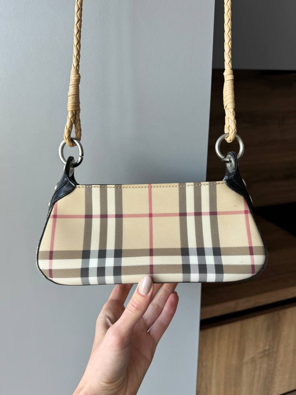 Burberry × Vintage Vintage Burberry Novacheck Shoulder bags Handbag Size ONE SIZE - 1 Thumbnail