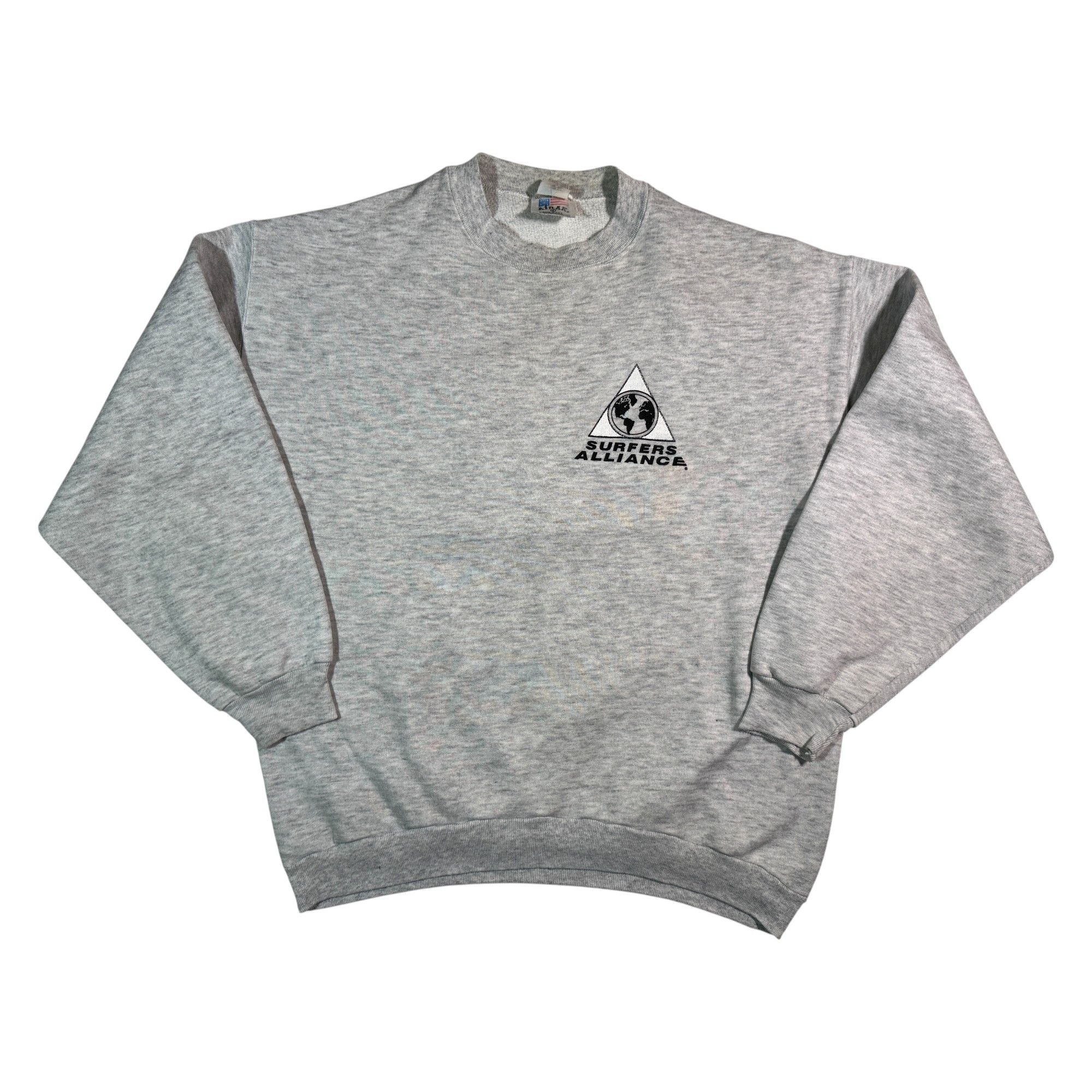 Vintage Vintage 90s Surfers Alliance Sweatshirt Size US XL / EU 56 / 4 - 2 Thumbnail