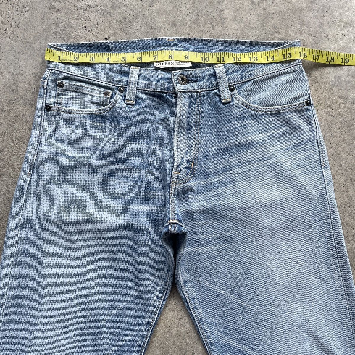 Japanese Brand × Jean × StraightFaded Vintage Made In Nippon Straight Faded Jean Japan Denim Pants Size US 32 / EU 48 - 5 Thumbnail
