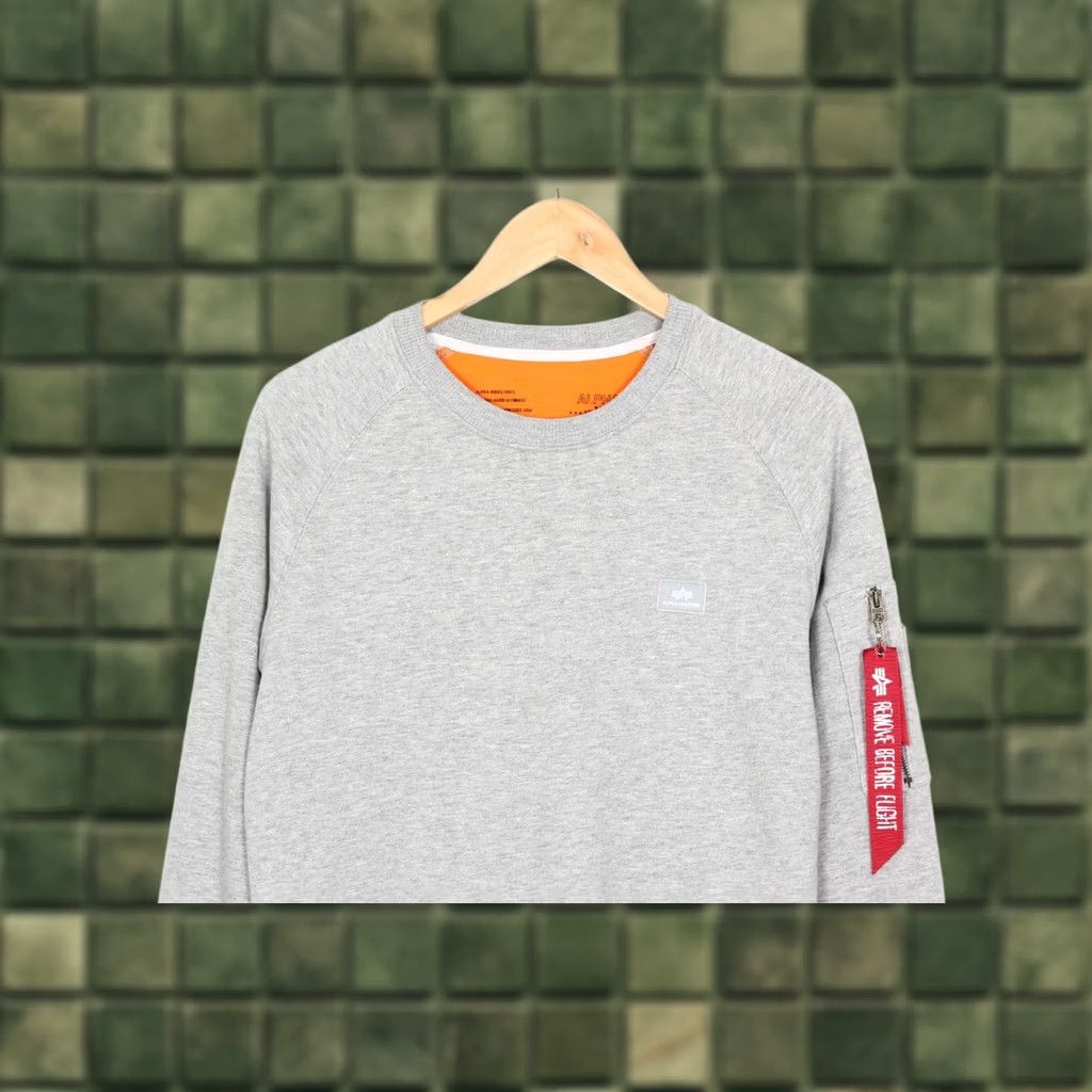 Alpha Industries ALPHA INDUSTRIES Sweatshirt Jumper Men Size S VR0408 Size US S / EU 44-46 / 1 - 1 Thumbnail