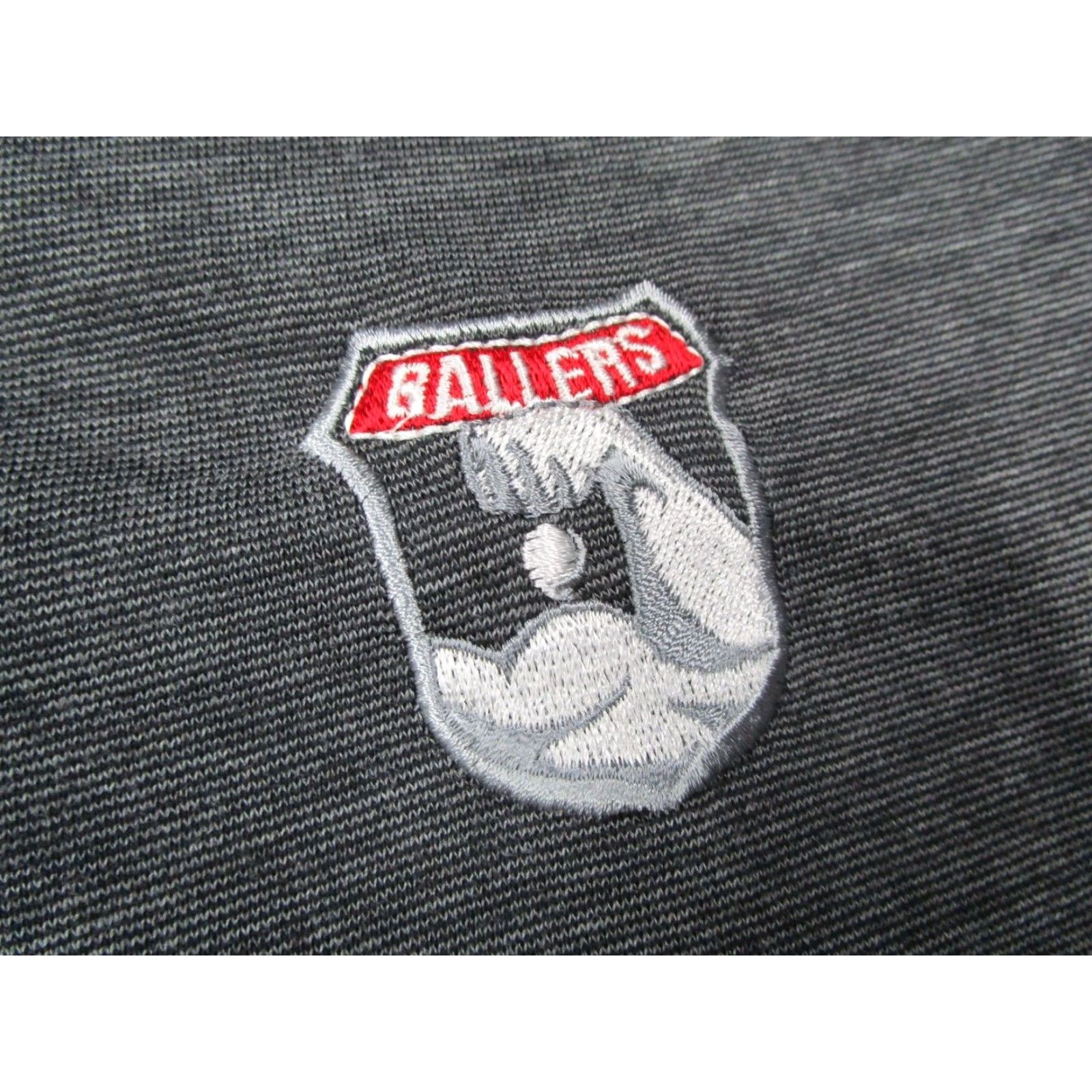 TravisMathew Travis Mathew Shirt Mens Medium Gray Pima Blend Performance Polo Ballers Logo Golf Polo Shirt Mens Medium Gray (Travis Mathew) Size US M / EU 48-50 / 2 - 3 Thumbnail