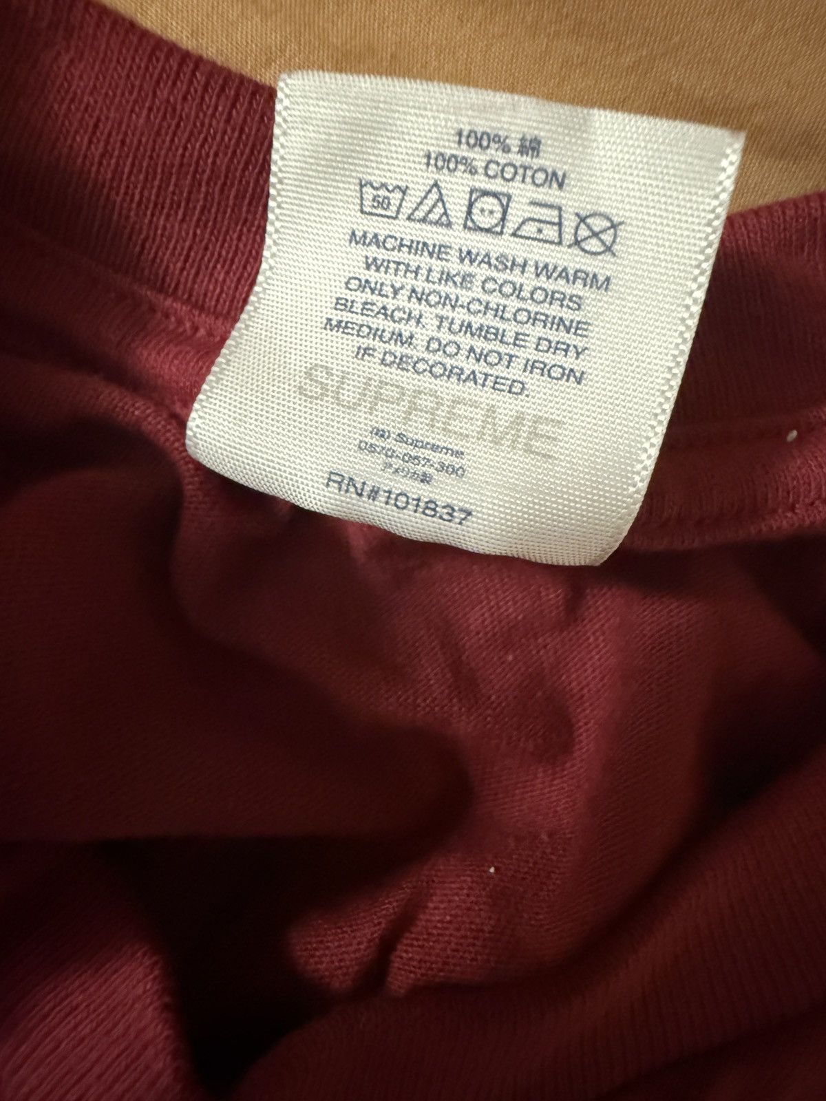 Supreme Supreme t-shirt Size US S / EU 44-46 / 1 - 4 Thumbnail