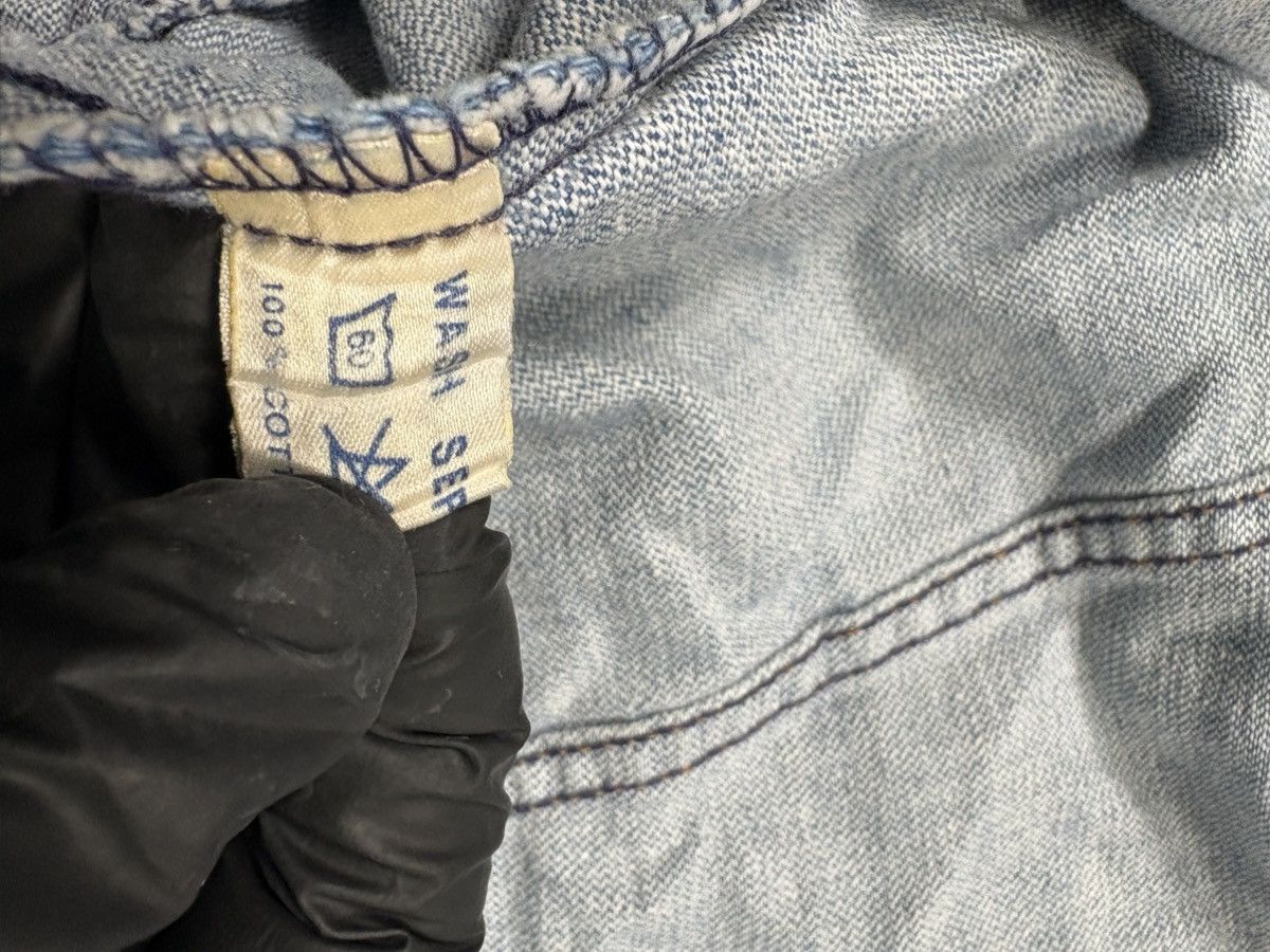 Wrangler Vintage Wrangler Zip Up Denim Trucker Jacket 80s Rare Faded Size XS / US 0-2 / IT 36-38 - 17 Thumbnail