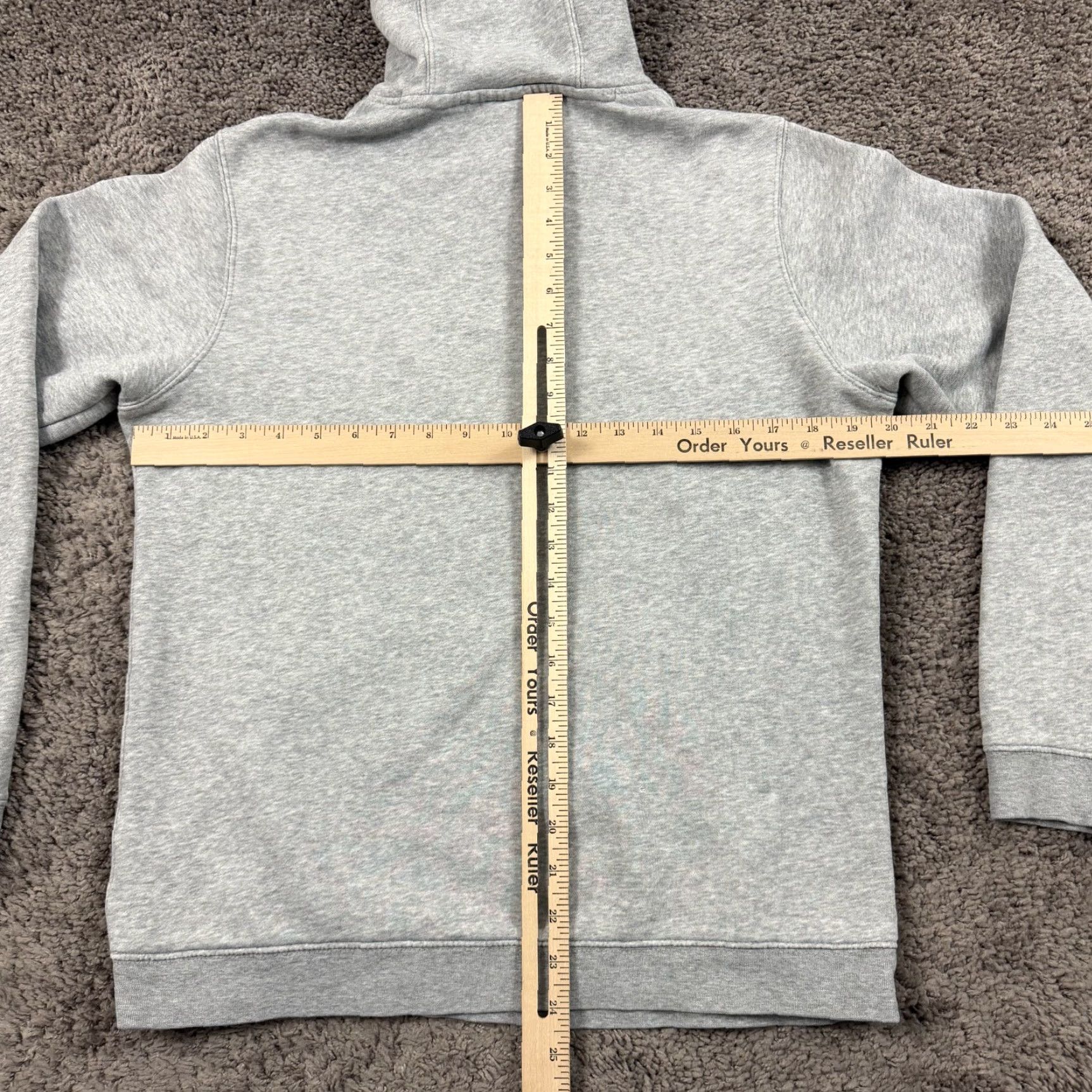 Nike Nike Hoodie Mens S Gray Fleece Pullover Hooded Sweatshirt with Pockets 835585-063 Size US S / EU 44-46 / 1 - 7 Thumbnail
