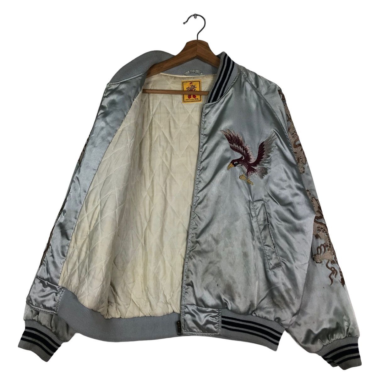 Japanese Brand 🔥VTG SUKAJAN SOUVENIRS JACKET JAPAN DRAGON TOYO ENTERPRISE Size US M / EU 48-50 / 2 - 11 Thumbnail