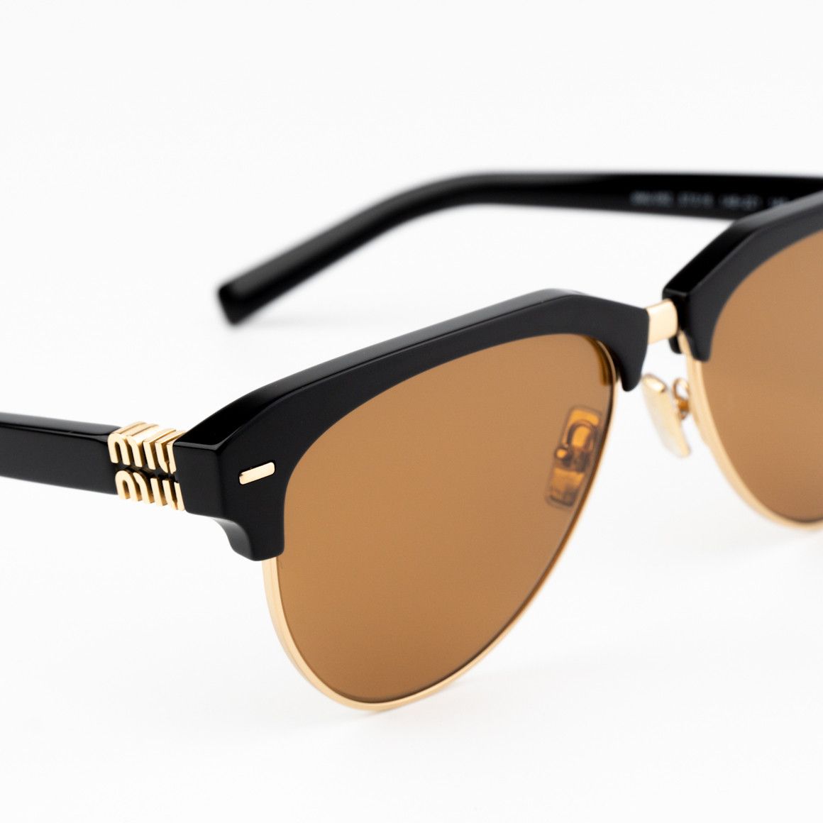 Miu Miu NEW Miu Miu MU09ZS 1AB2Z1 RUNWAY Unisex Sunglasses Size ONE SIZE - 7 Thumbnail