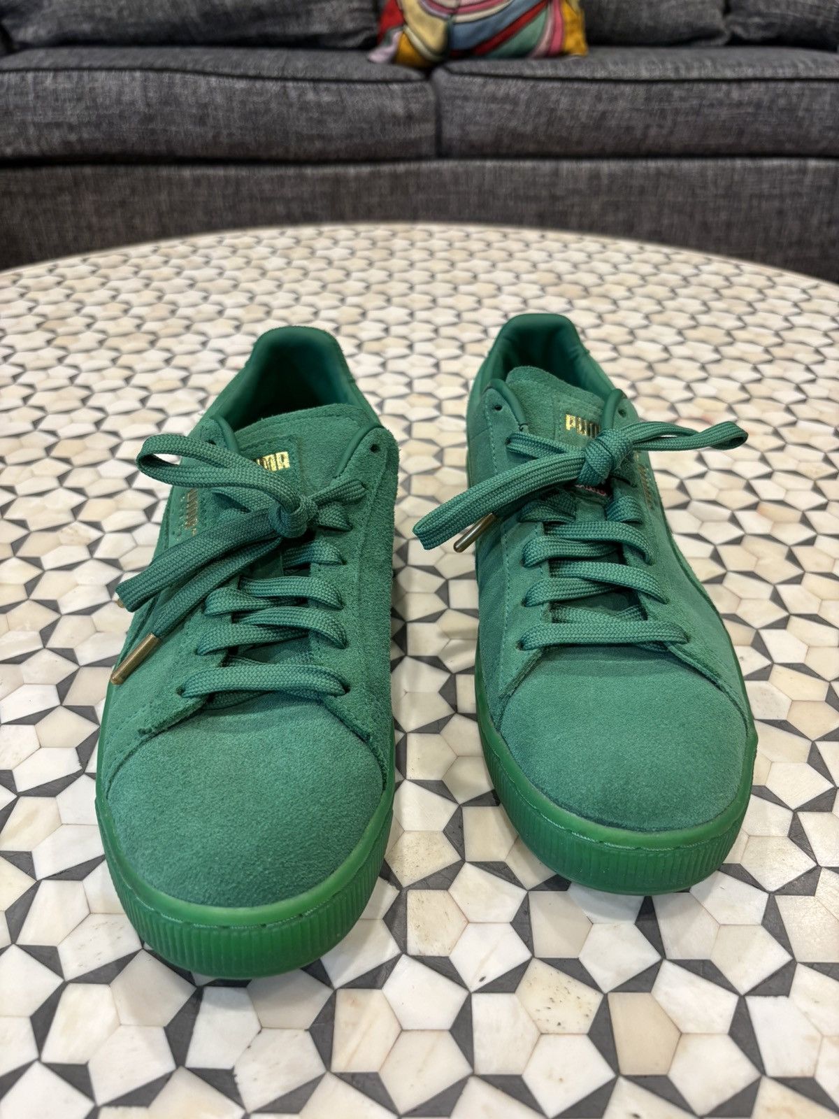 Puma PUMA X HARIBO Suede 'Amazon Green' Size US 8.5 / EU 41-42 - 1 Thumbnail