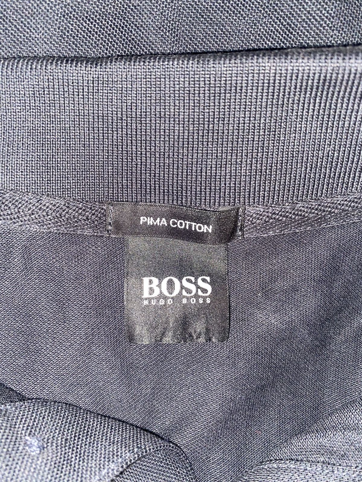 Hugo × Hugo Boss Hugo Boss - Long Sleeved Polo Shirt - Black - Large Size US L / EU 52-54 / 3 - 14 Thumbnail