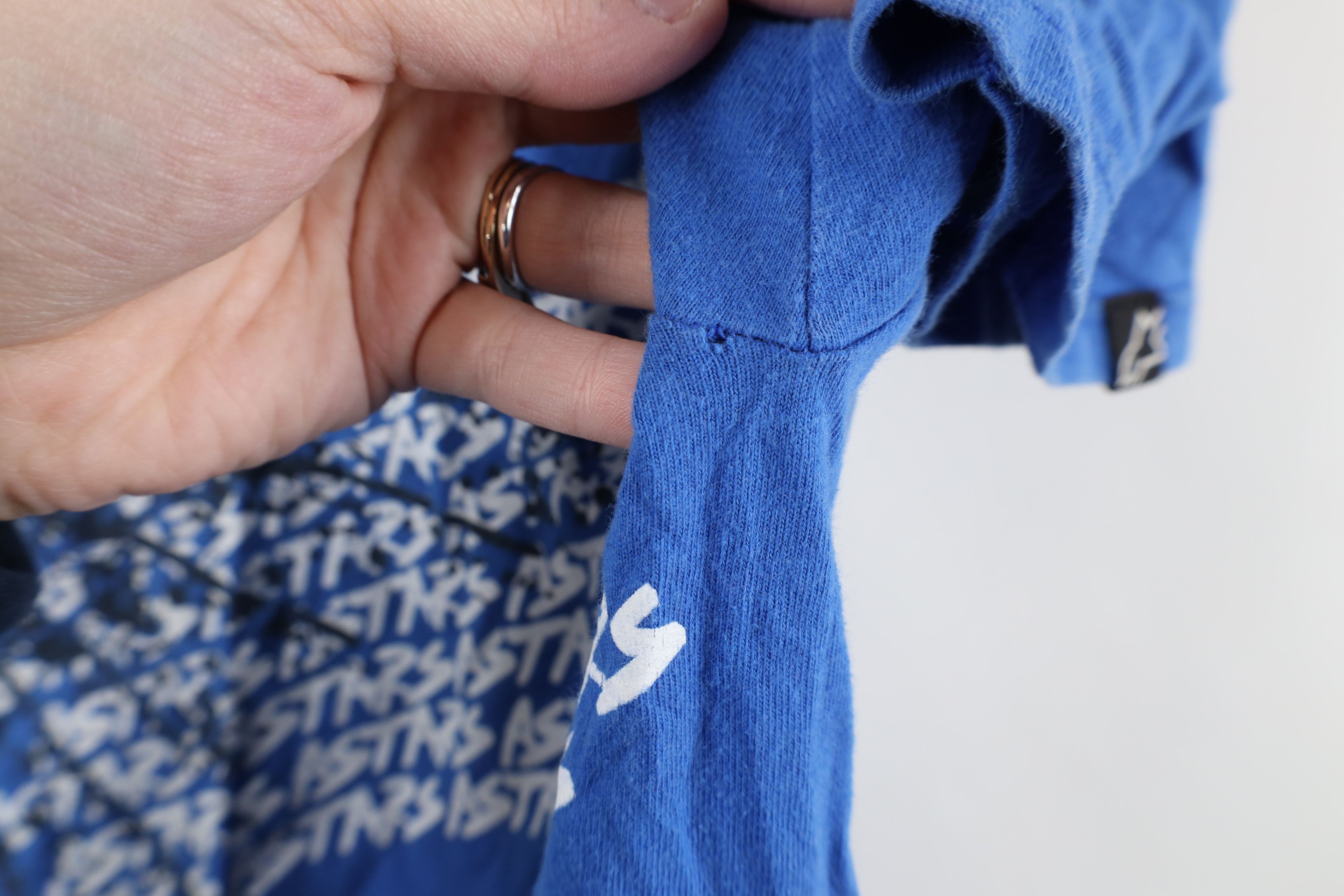 Alpinestars × Vintage Vintage 90s Y2K Alpinestars Racing Spell Out T-Shirt Blue Size US S / EU 44-46 / 1 - 10 Thumbnail