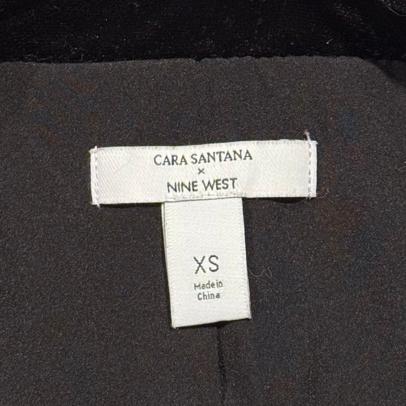 Nine West Cara Santana Nine West Blazer Velvet Minimalist Black XS Size XS / US 0-2 / IT 36-38 - 4 Thumbnail