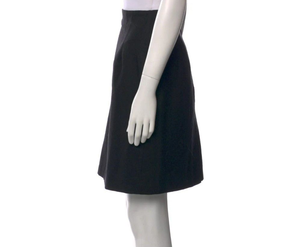 Other Giorgio Sant'Angelo Wool Skirt – Black, Zip Closure, Sz 10 Size 32" / US 10 / IT 46 - 6 Thumbnail