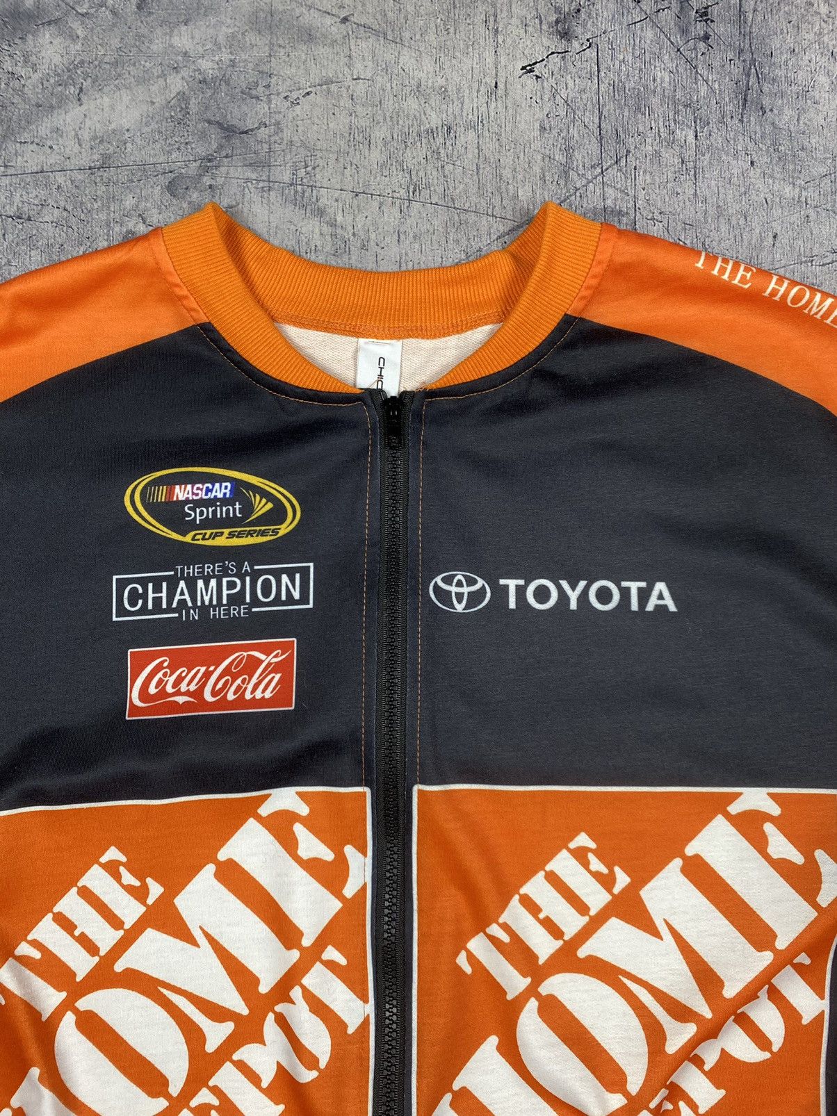 NASCAR × Vintage Vintage Tony Steward The Home Depot Nascar Racing Jacket Size US XL / EU 56 / 4 - 5 Thumbnail