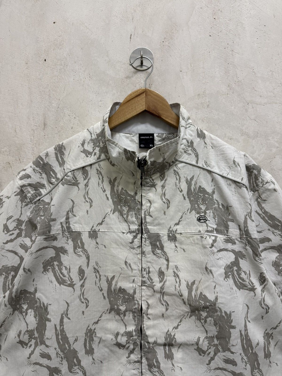 Le Grande Bleu (L.G.B.) 2000s Gothic Impala Smoke Punk Zipper Shirt Size US L / EU 52-54 / 3 - 2 Thumbnail