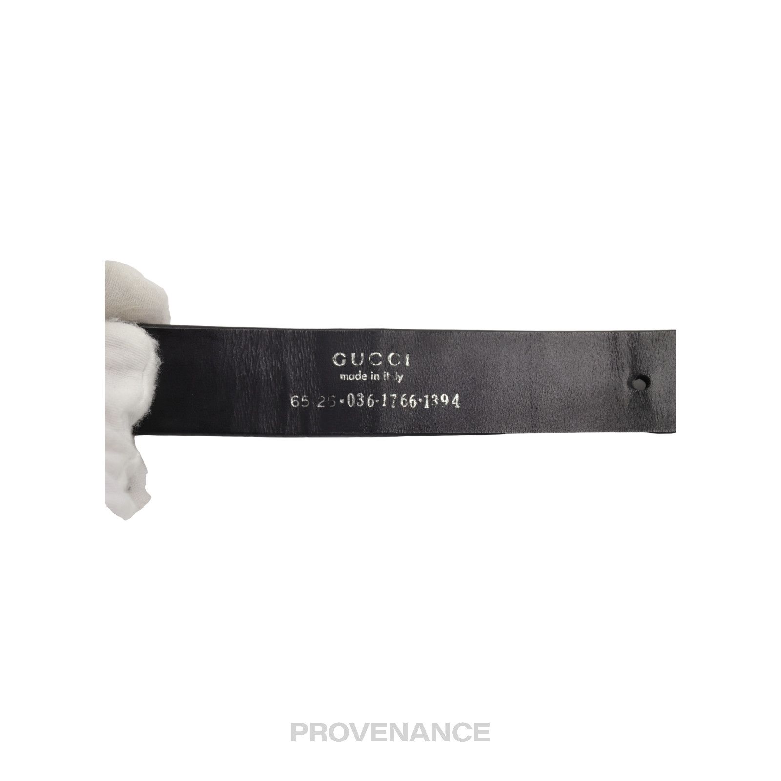 Gucci 🔴 Gucci Belt - Black Crocodile Leather Size ONE SIZE - 5 Thumbnail