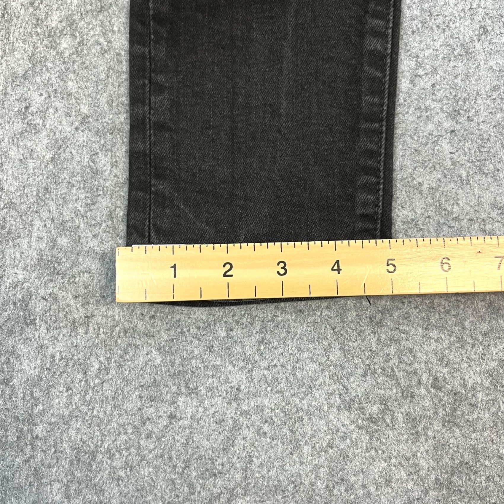 Levi's Levi's Jeans Slim Skinny 34 Dark Wash Black Faded Stretch Premium Big E Mens Regular 34in 5-Pocket Denim Cotton Lyocell Elastan Size US 34 / EU 50 - 3 Thumbnail