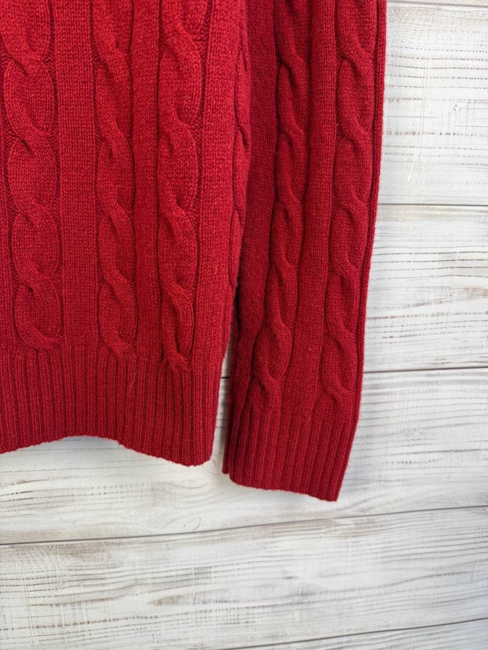 Polo Ralph Lauren Polo Ralph Lauren Sweater Mens Cable Knit Crewneck Pullover Size US S / EU 44-46 / 1 - 11 Thumbnail