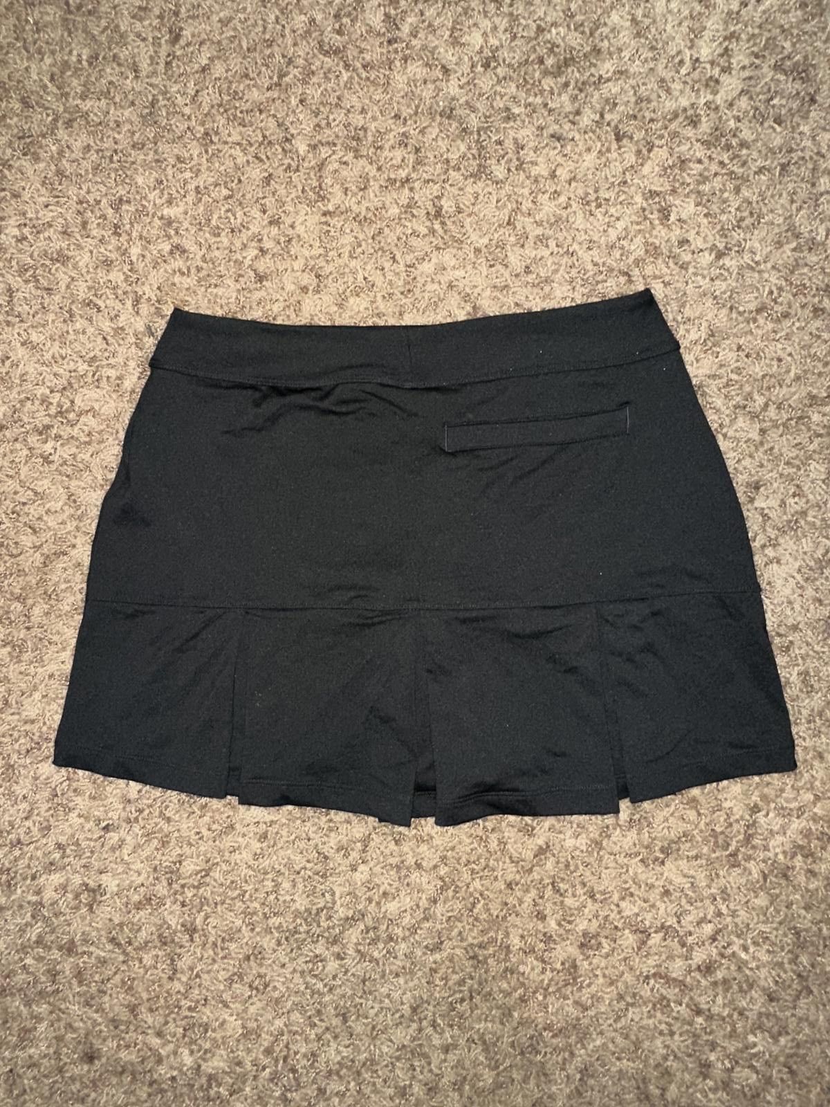 Nike Nike Women DRI-FIT Short Fairway Drive Golf/Tennis Black Skort Size 28" / US 6 / IT 42 - 4 Thumbnail
