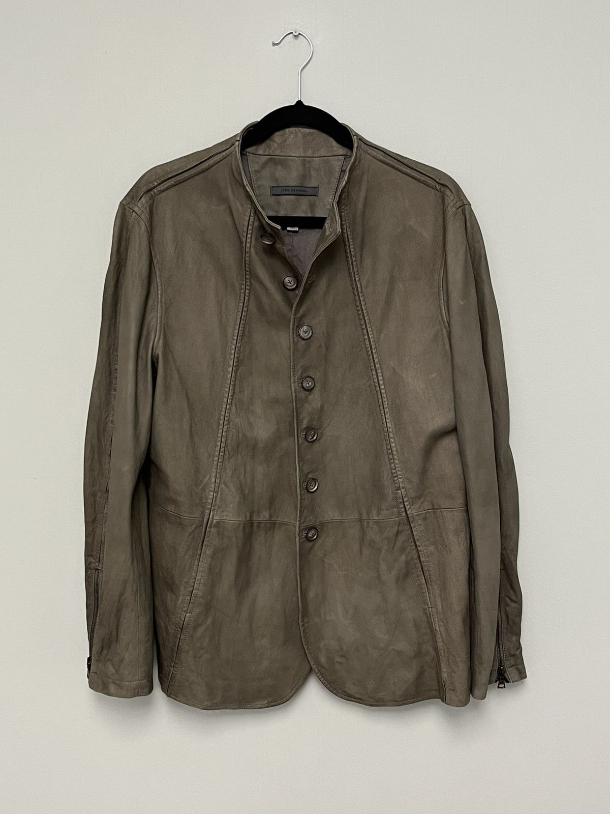 John Varvatos Goat Suede Multibutton Jacket. 50 Size US M / EU 48-50 / 2 - 11 Thumbnail
