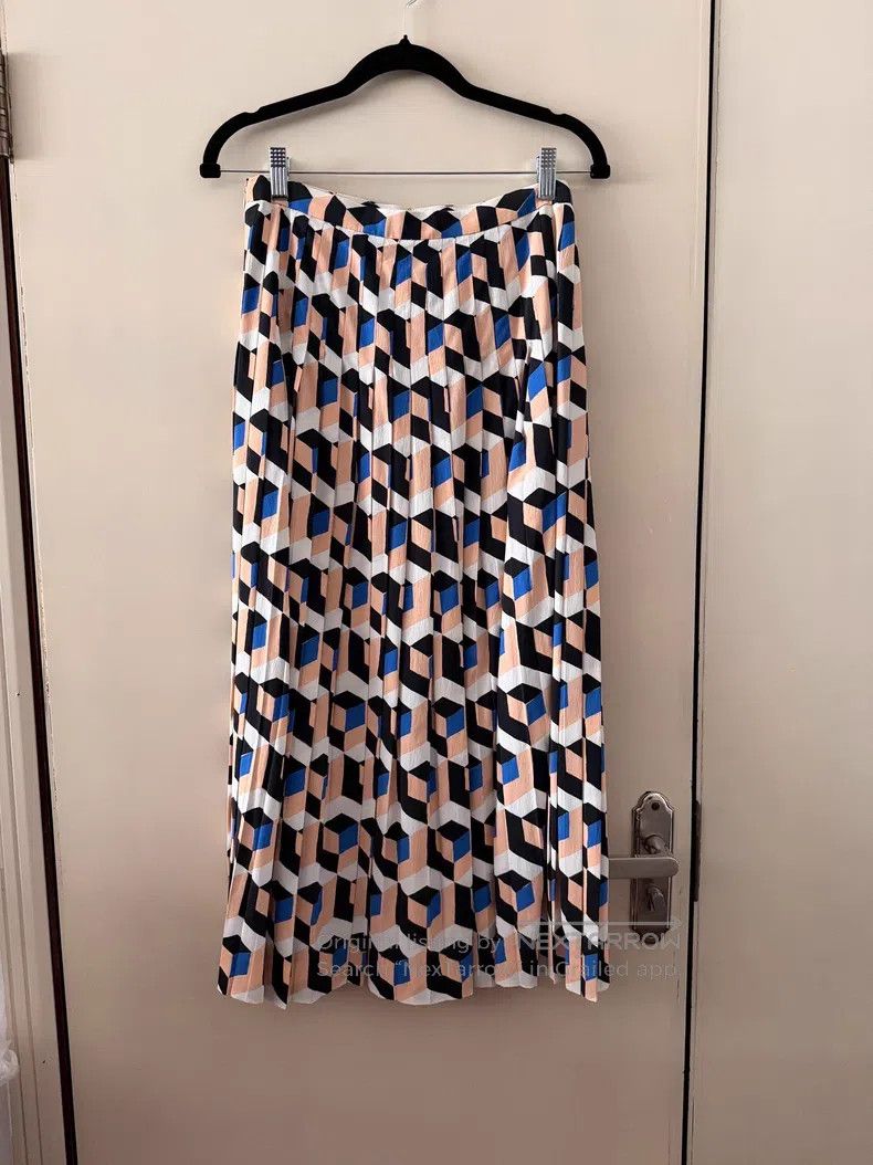 Dries Van Noten Dries Van Noten Color-block Skirt Size 33" - 1 Thumbnail