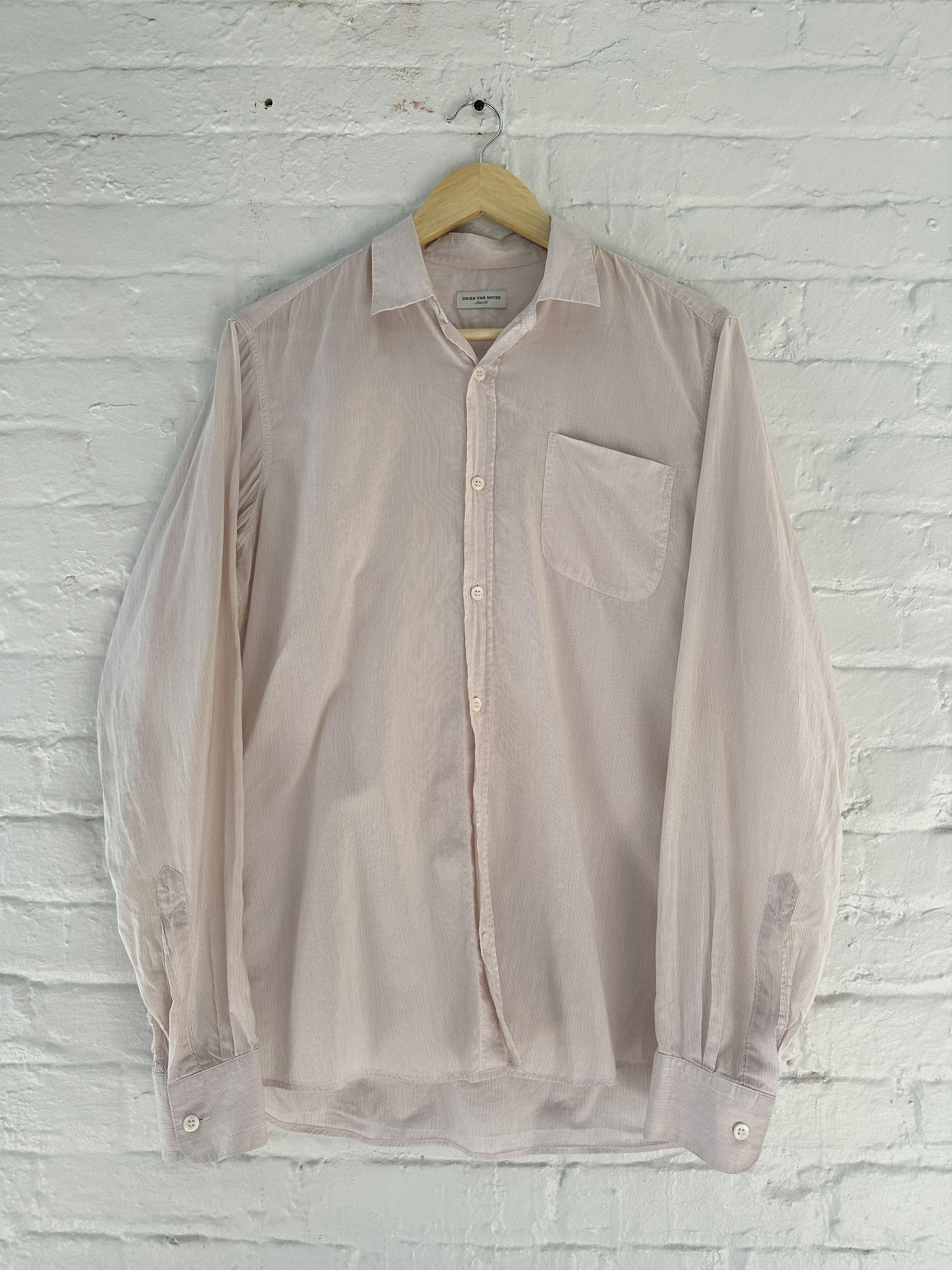 Dries Van Noten Dries Van Noten Striped Button Up Shirt Size US S / EU 44-46 / 1 - 1 Thumbnail