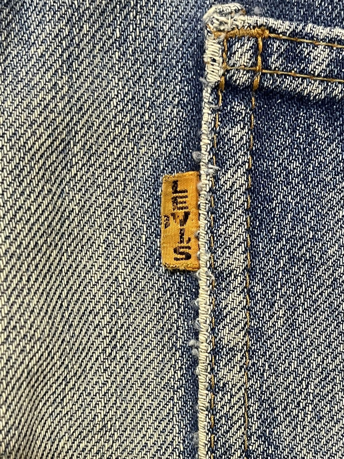 Levi's Crazy Vintage 70s Levis Orange Tab E #23 Bootcut Wide Leg Size US 30 / EU 46 - 11 Thumbnail
