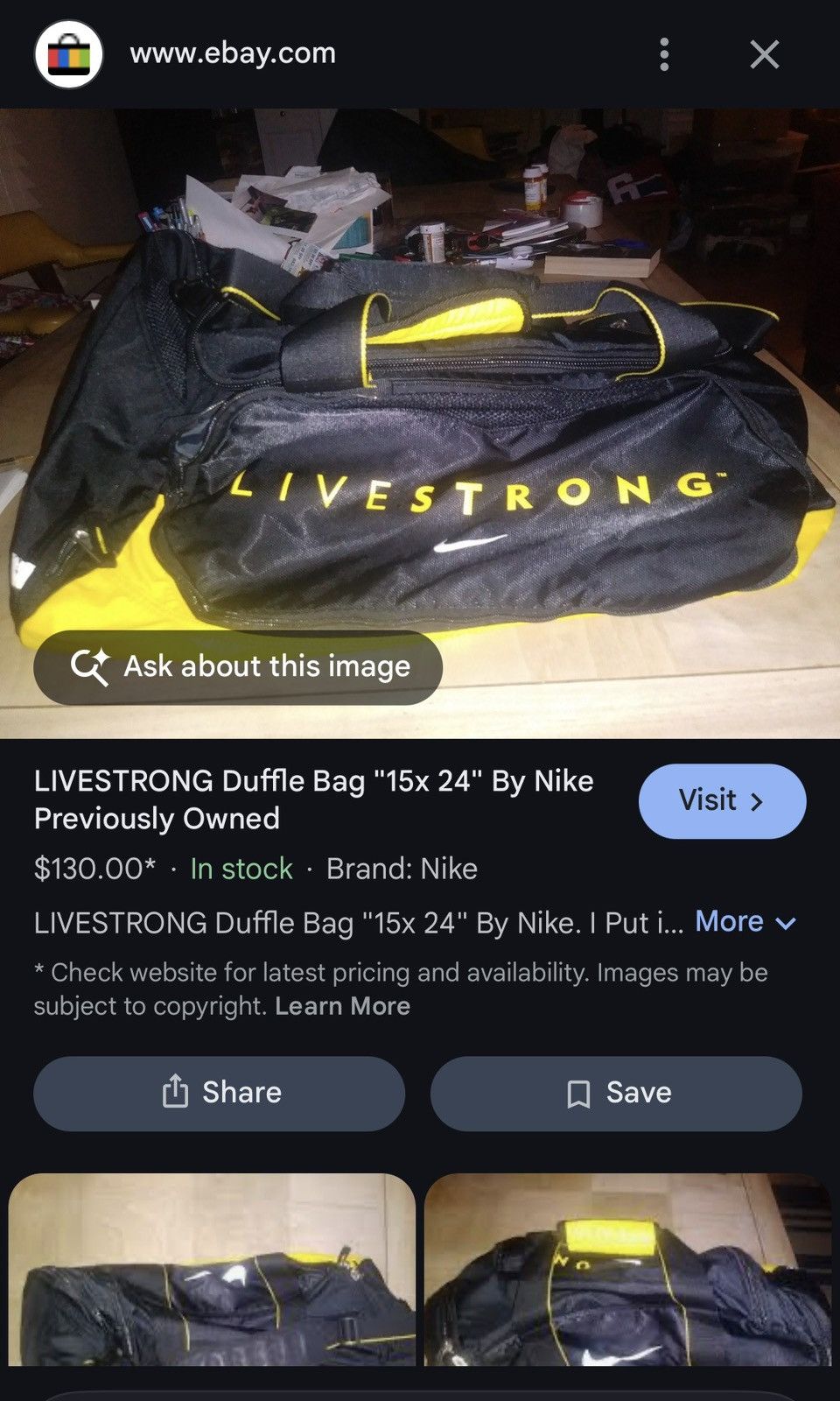 Nike Nike bag (rare) Size ONE SIZE - 5 Thumbnail