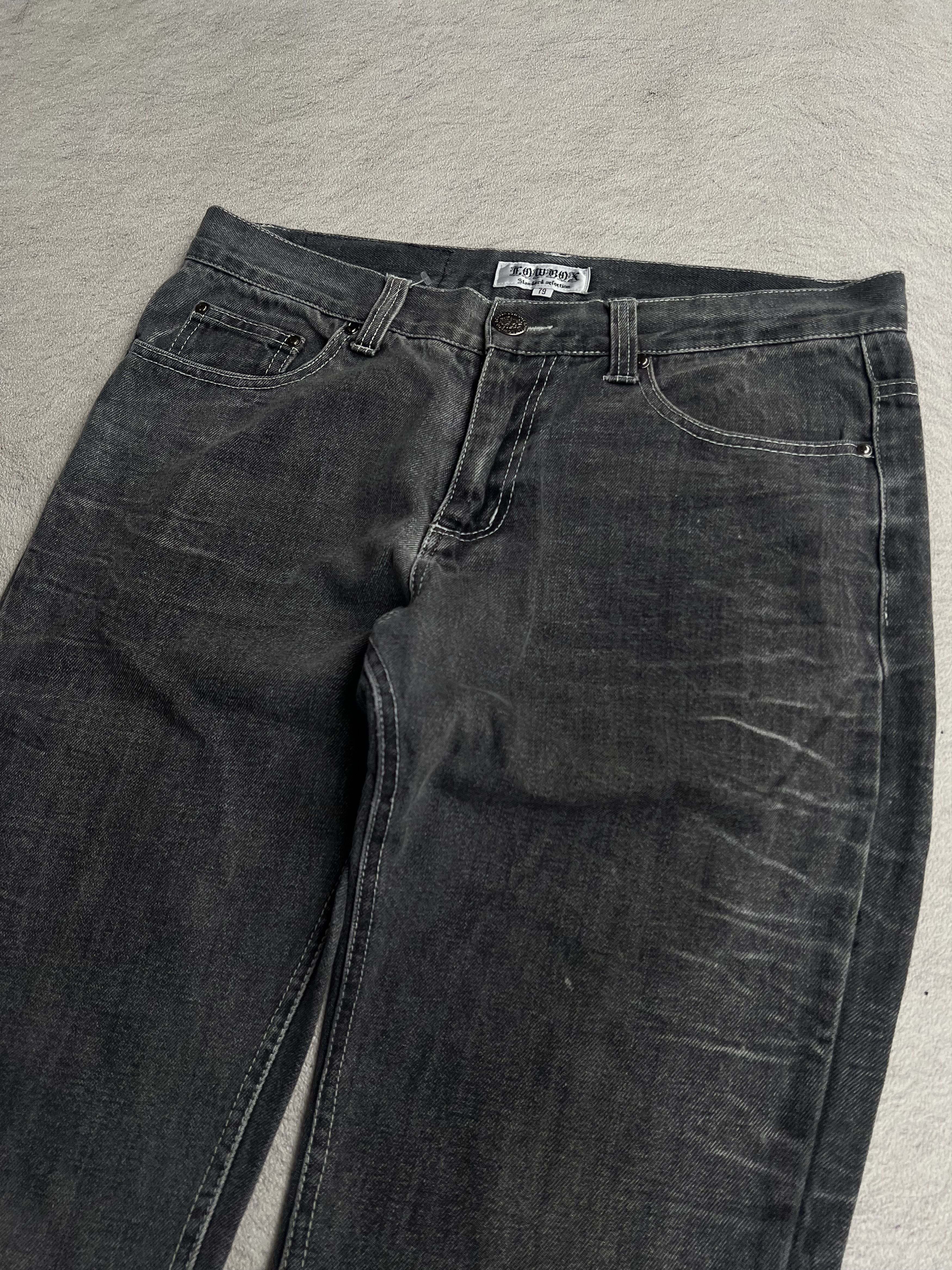 LOWBOX 2000s Japanese Lowbox Hysteric Jeans Baggy y2k Lgb Ifsix Size US 31 - 3 Thumbnail