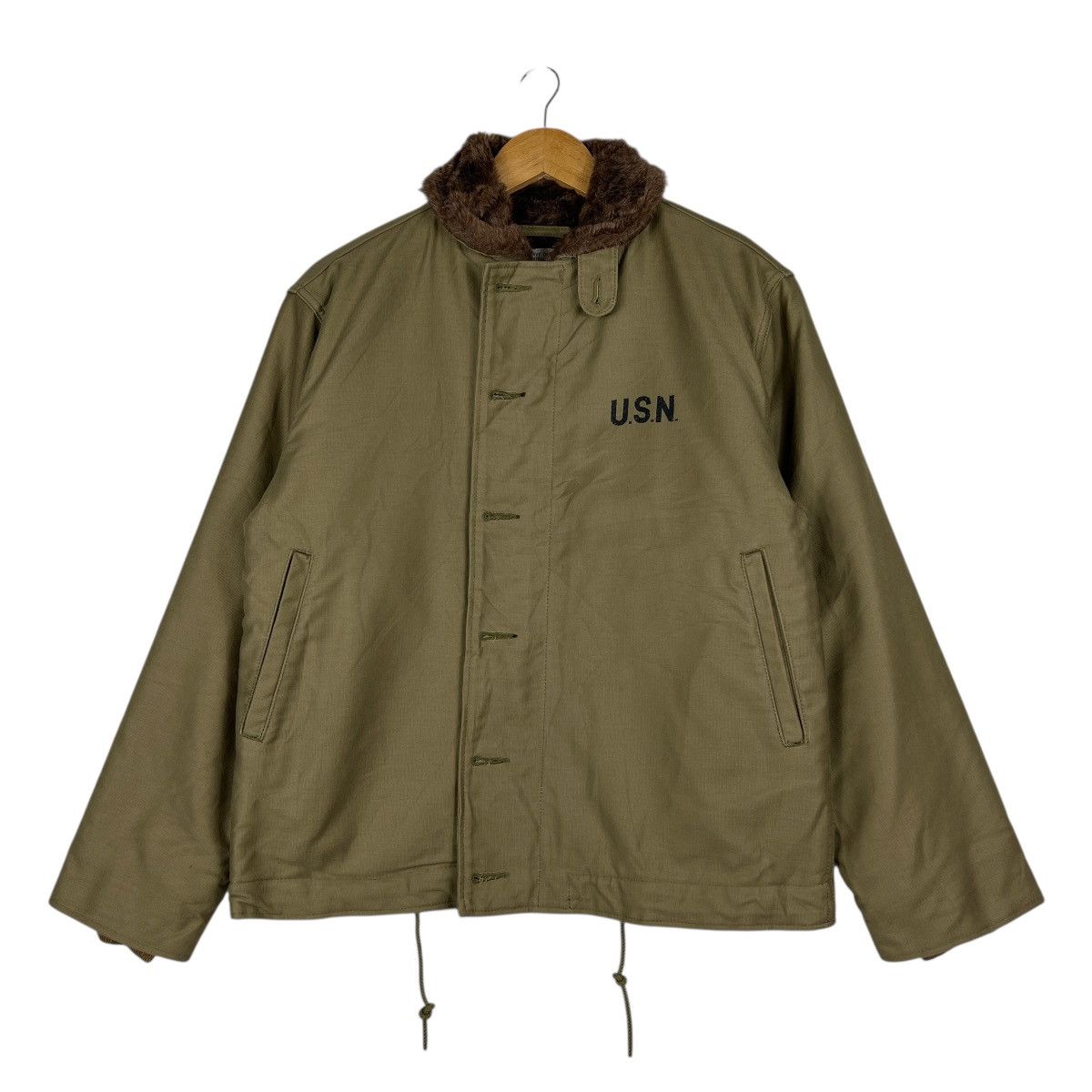 One Piece Houston X One Piece Usn N-1 Deck Jacket Made In Japan Size US S / EU 44-46 / 1 - 5 Thumbnail