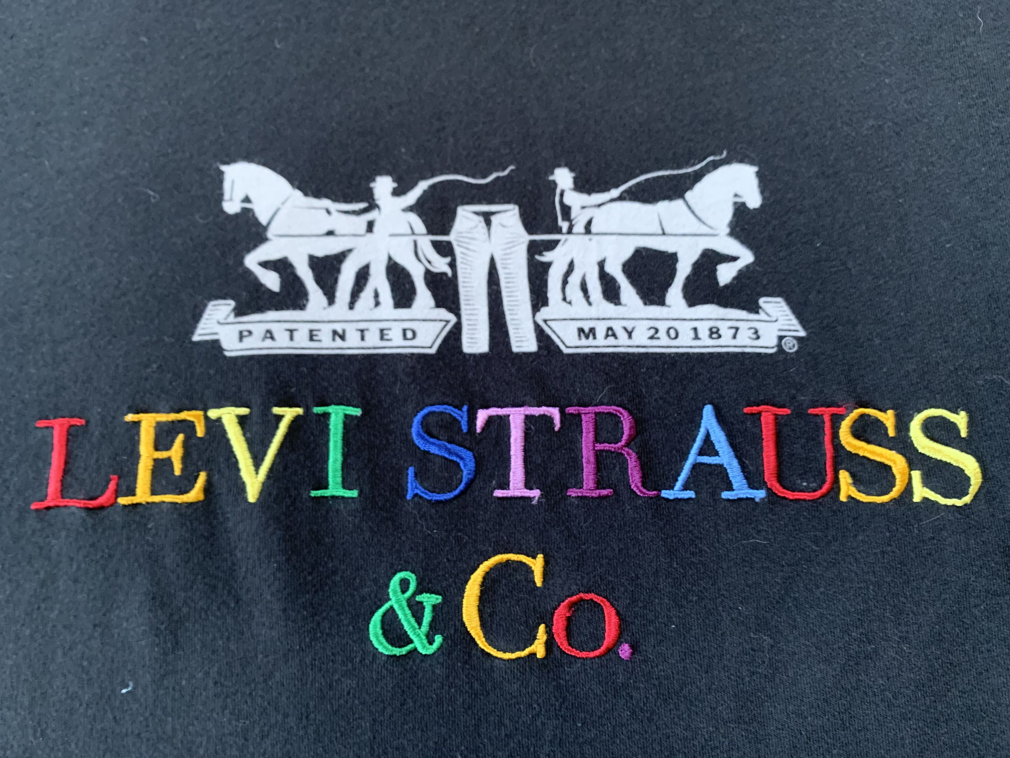 Levi's Levis Black Еmbroidered Logo T Shirt Size US M / EU 48-50 / 2 - 6 Thumbnail