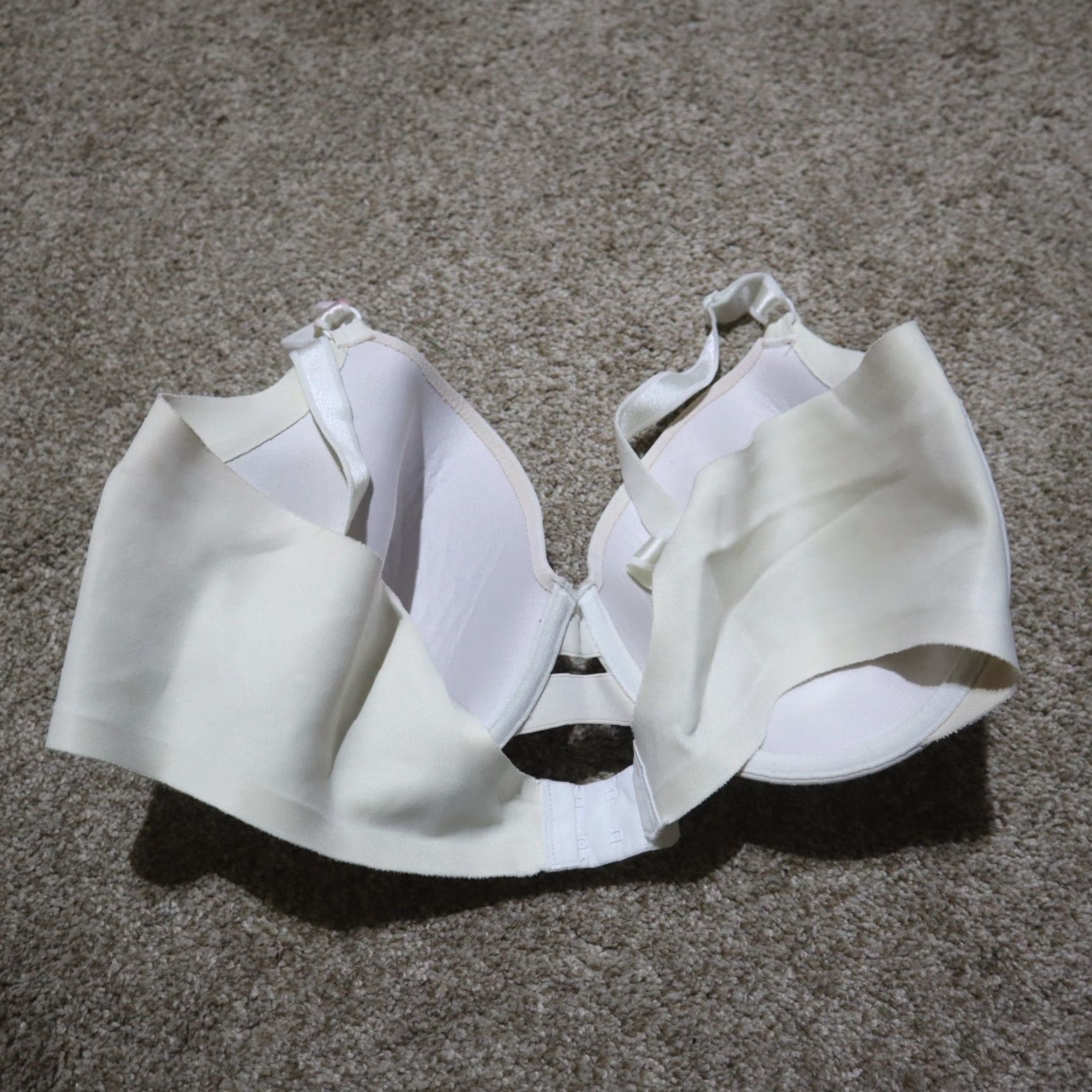 Vintage Warner's Bra 40D White Underwire Full Coverage Womens Size 40D Size ONE SIZE - 4 Thumbnail