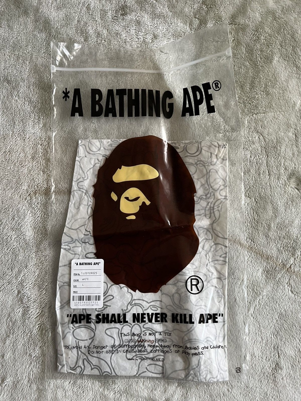 Bape Bape College Tee (SS21) Size US L / EU 52-54 / 3 - 11 Thumbnail