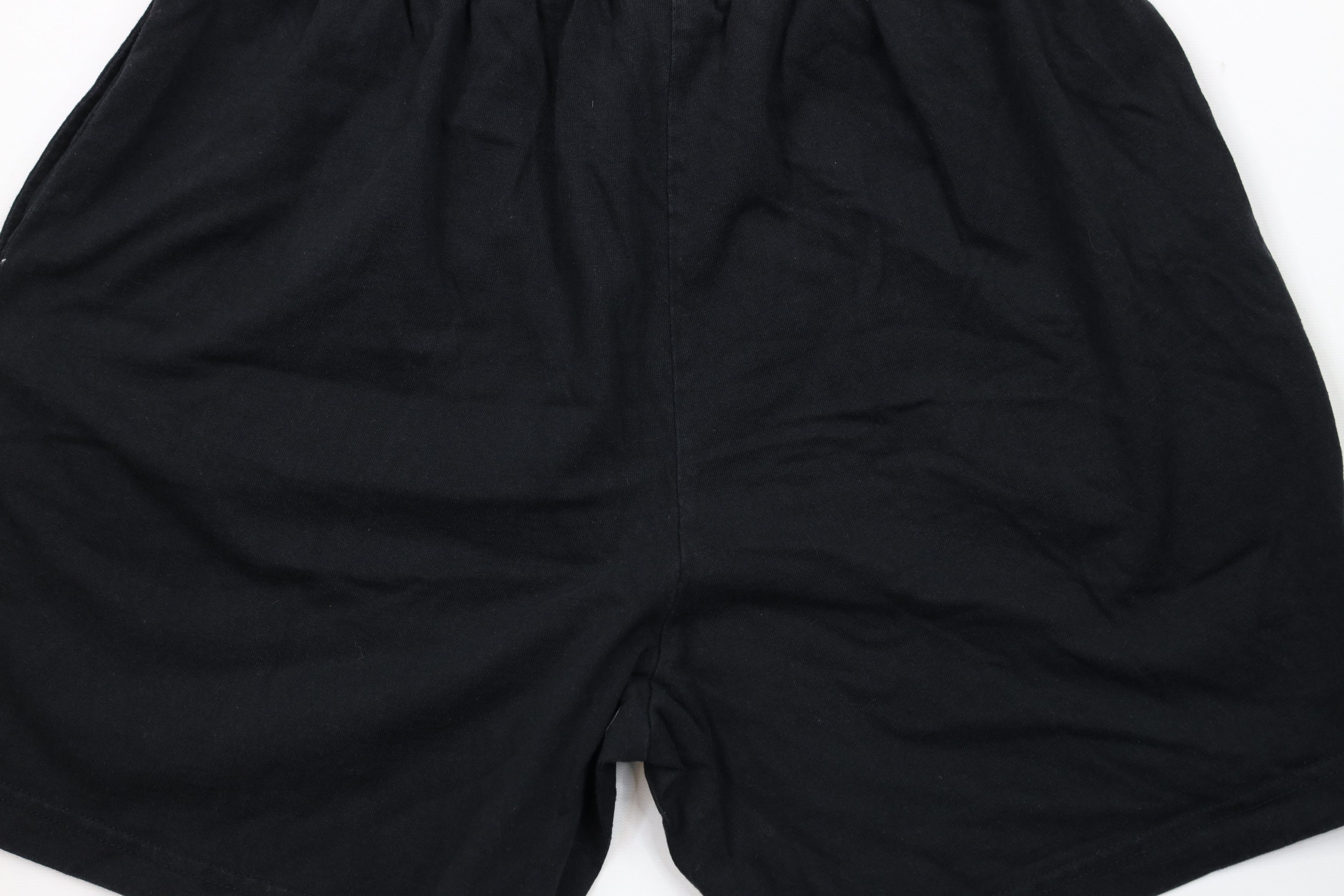Reebok × Vintage Vintage 90s Reebok Spell Out Above Knee Shorts Black Cotton Size US 36 / EU 52 - 13 Thumbnail