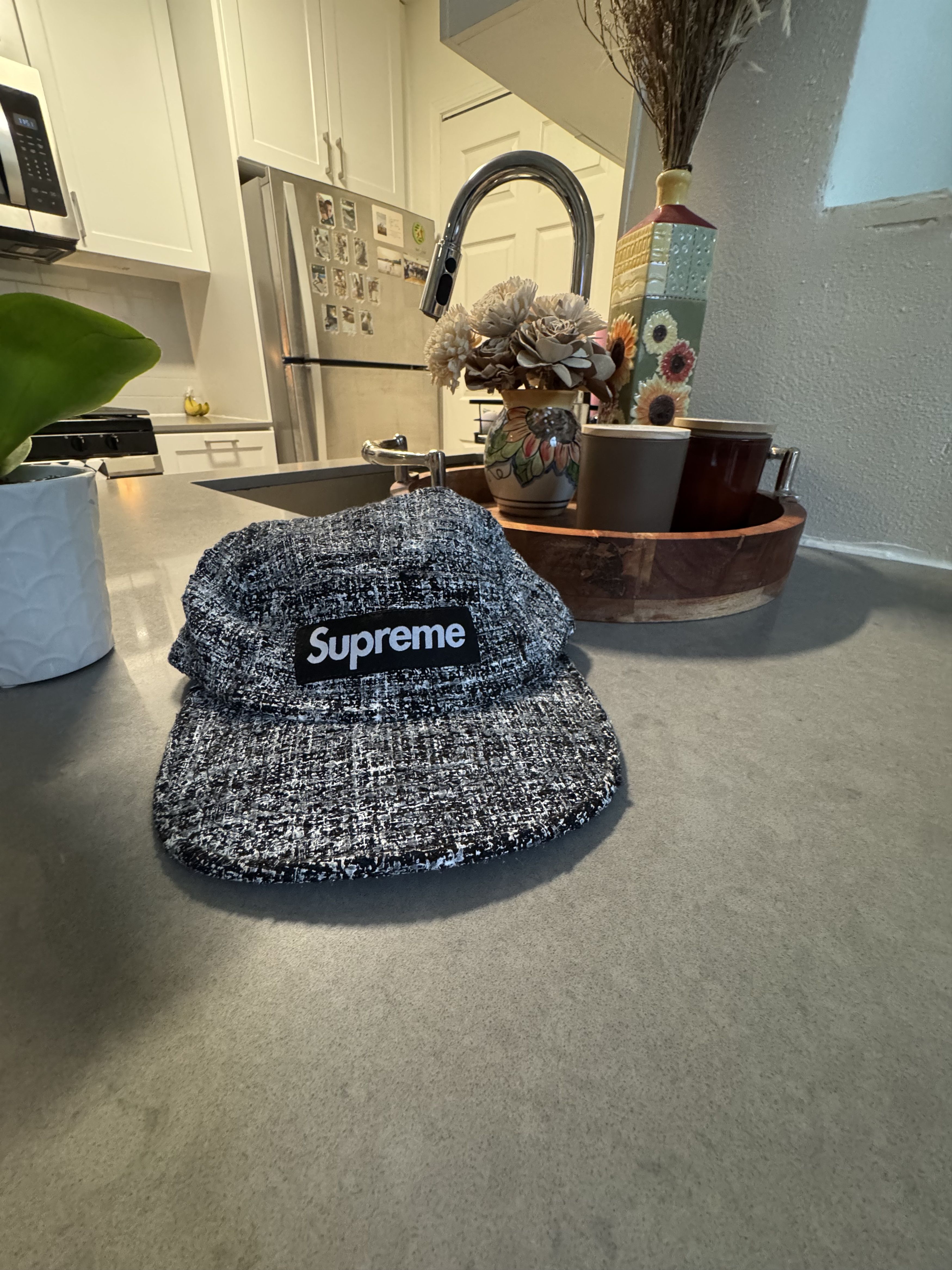 Supreme Boucle Camp Cap
