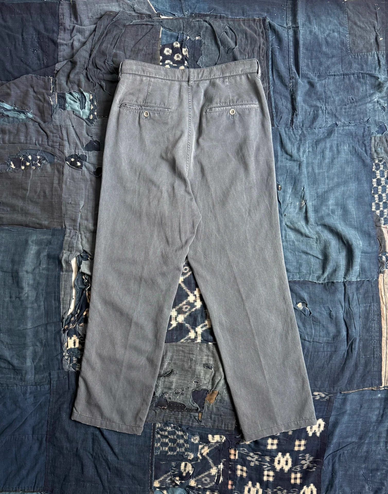 Visvim VISVIM 25AW ICT WIDE SLACKS DMGD Navy 2 Limited Size US 32 / EU 48 - 2 Thumbnail