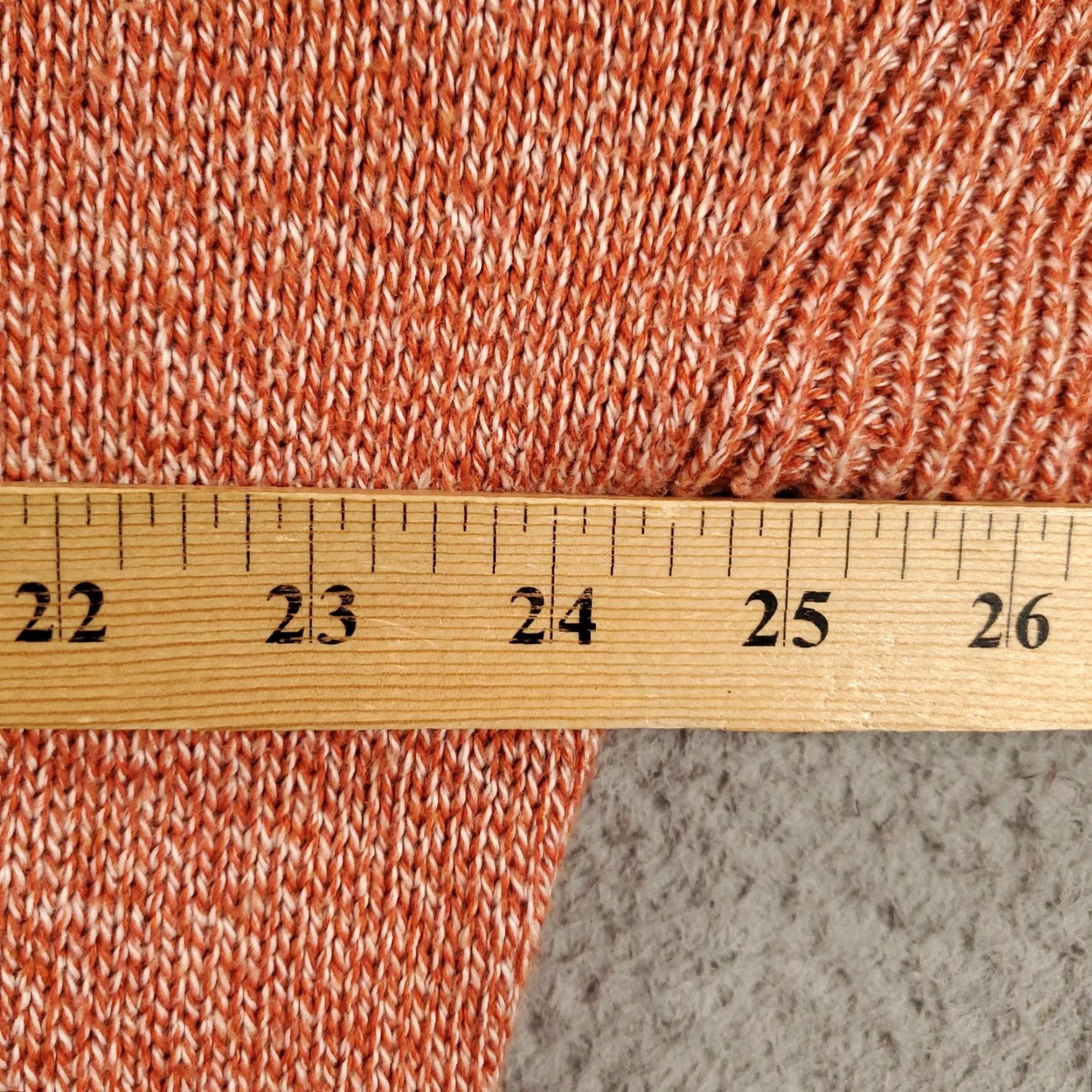 Vintage Cabi Oversized Sweater Medium Orange Knit Cowl Neck Shawl Asymmetric Speckled Womens Size M / US 6-8 / IT 42-44 - 4 Thumbnail
