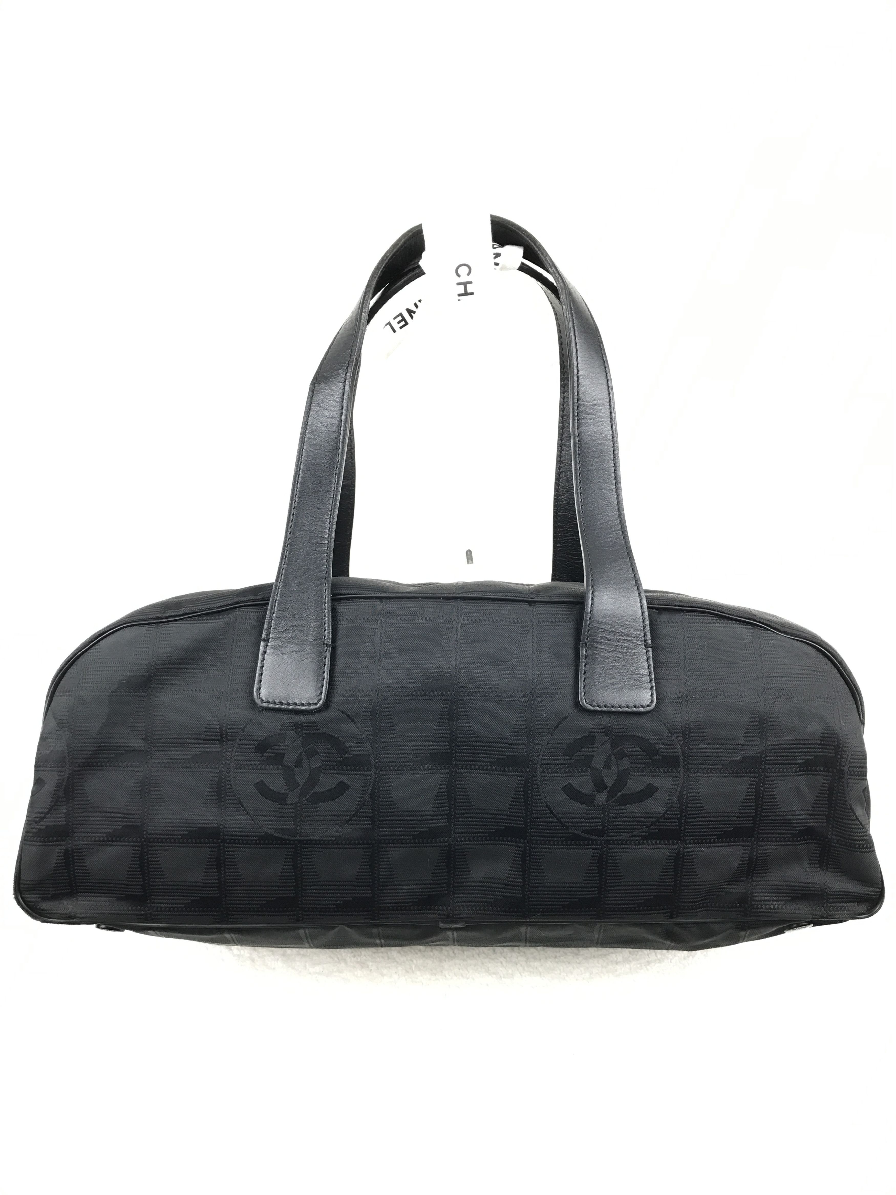 Chanel Vintage Chanel Travel Line Bowler Handbag With Cotton Bag Size ONE SIZE - 4 Thumbnail