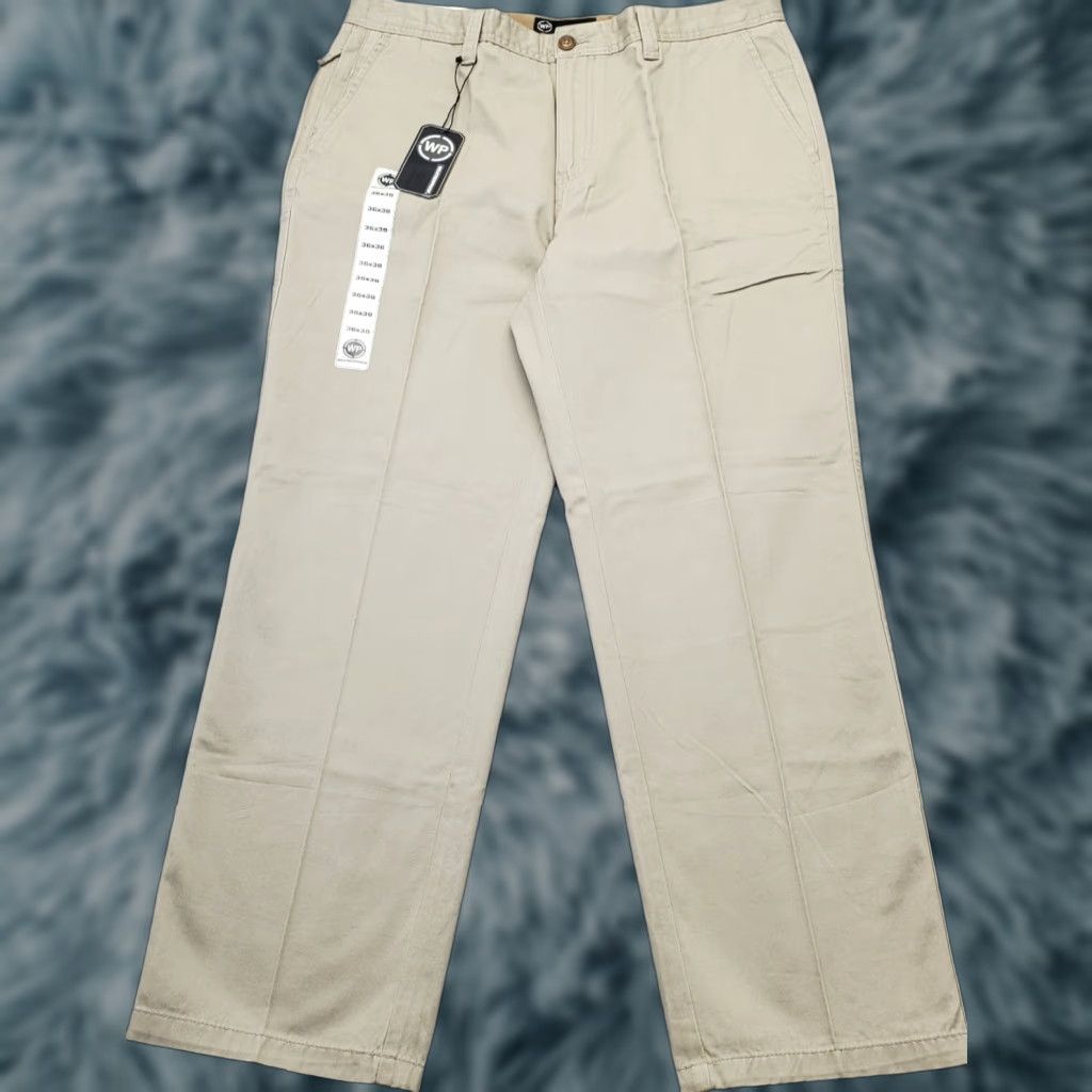 Weatherproof Weatherproof Cargo Pants Mens 36x30 Tan Flat Front Straight Leg Cargo Pocket Style Mens Size 36 Tan Size US 36 / EU 52 - 1 Thumbnail