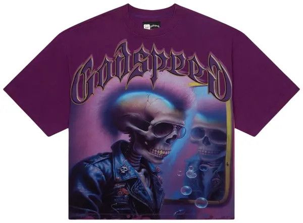 Godspeed Godspeed "Man In The Mirror" Purple Tee Size US XS / EU 42 / 0 - 1 Preview