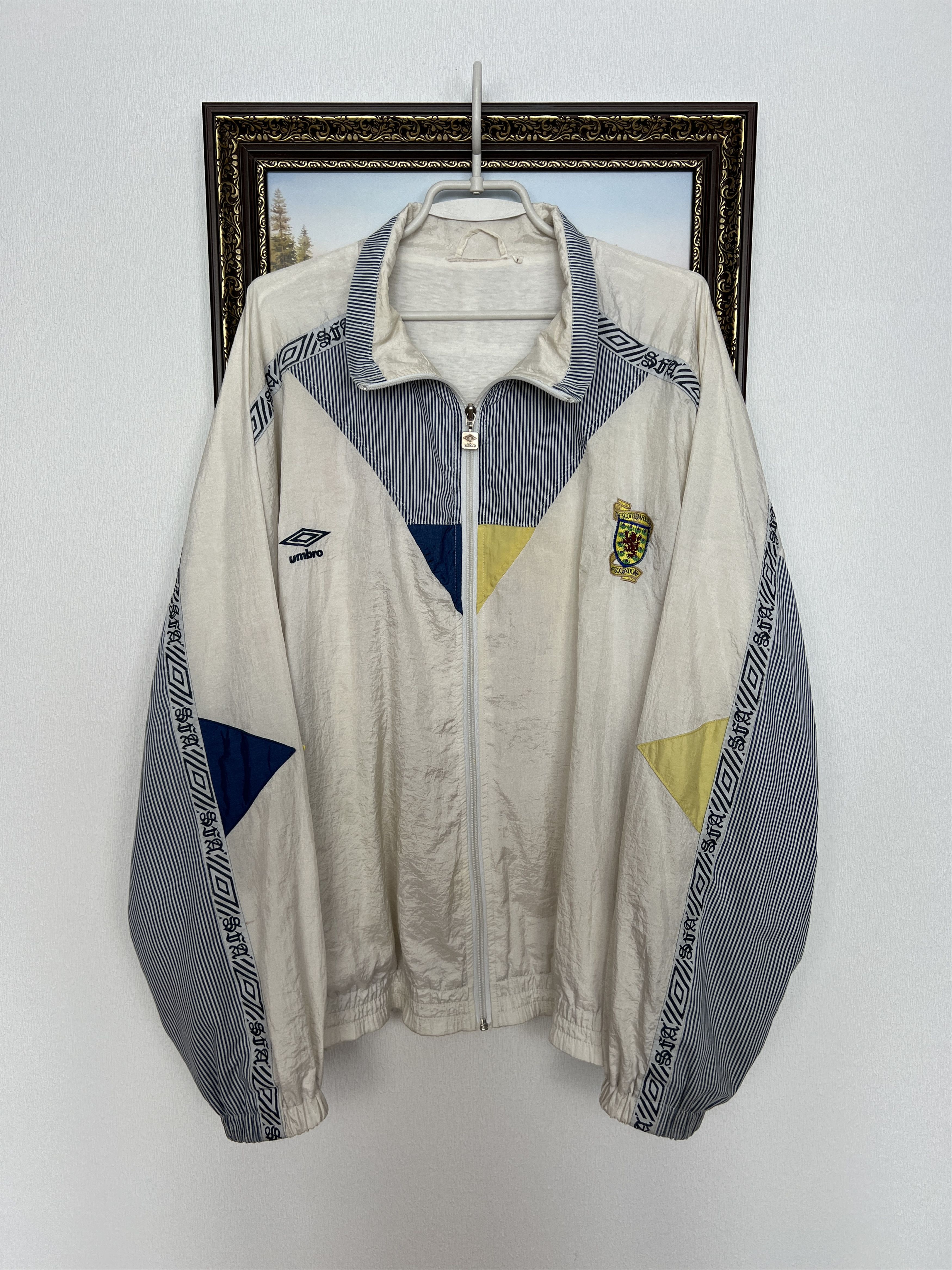 Umbro Vintage 90's Umbro Scotland Football Jacket Soccer Track Top
