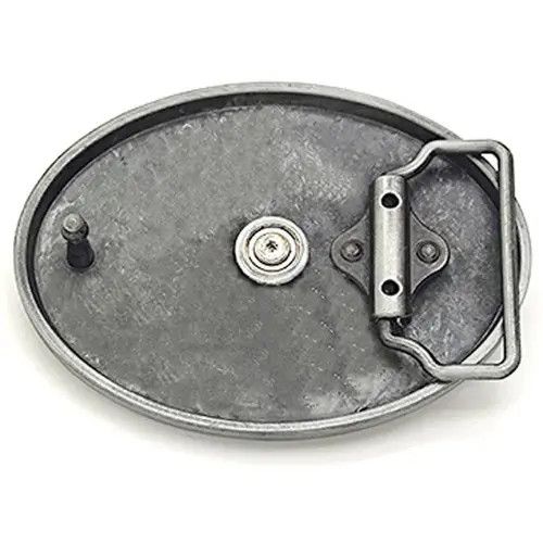 VIBE Oval Western Cowboys Pistol Wheel Belt Buckle Size ONE SIZE - 5 Thumbnail