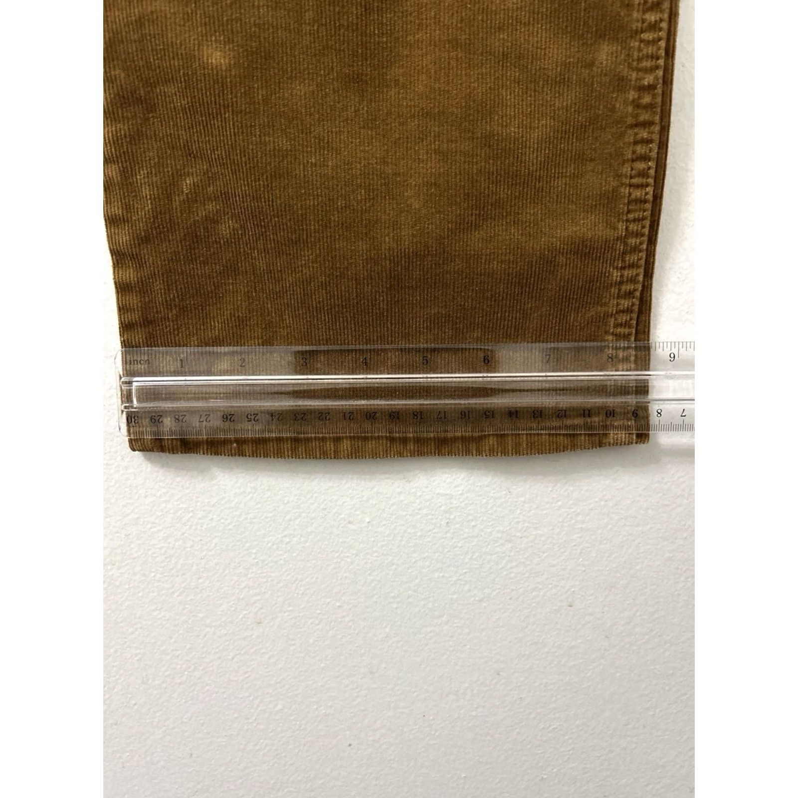 Vintage J Crew Corduroy Pants Womens 34x28 Brown Straight Leg Stretch 50025 FA11 Size 24" / US 00 / IT 34 - 5 Thumbnail