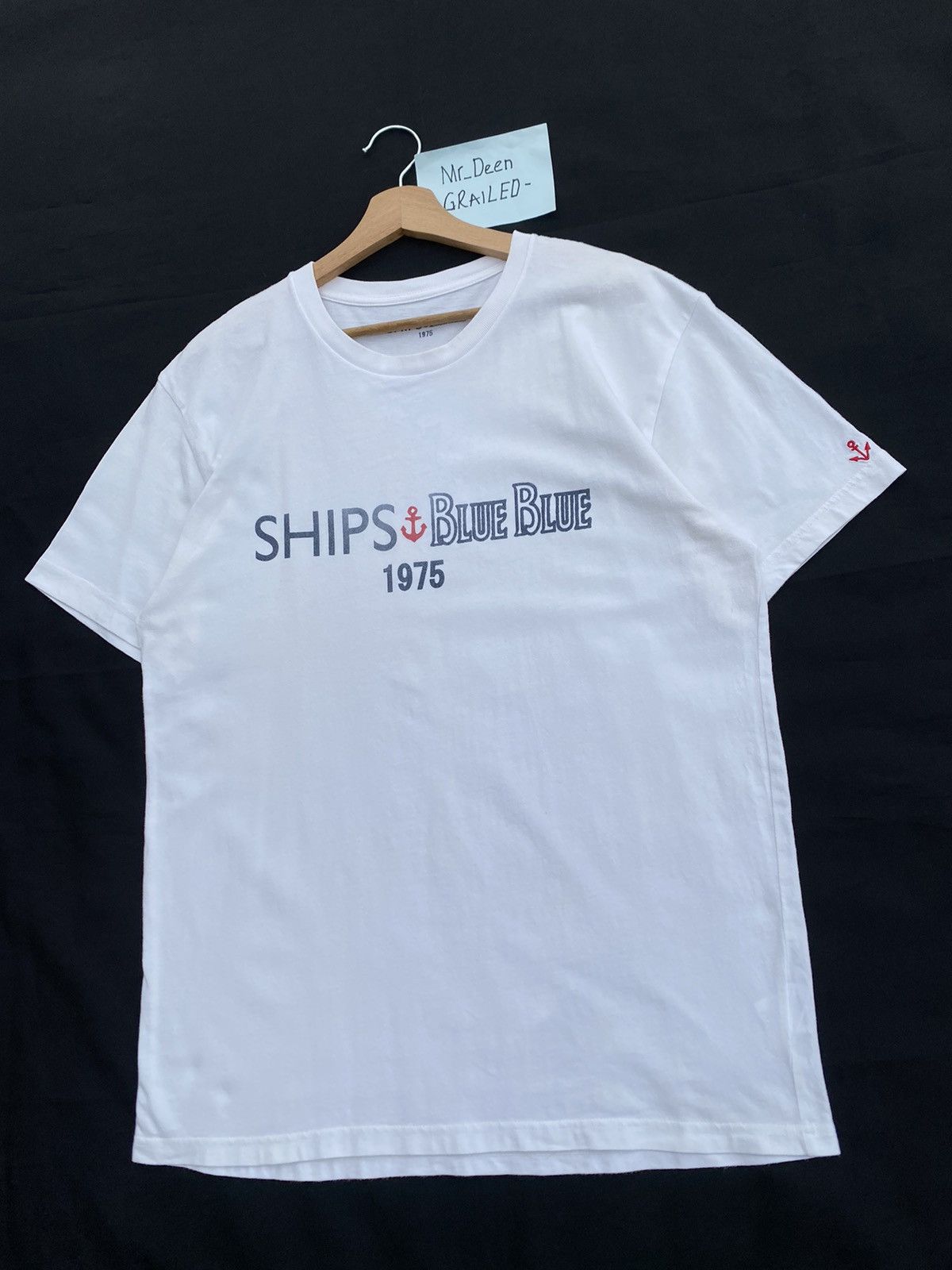 Blue Blue Japan Rare Vintage SHIPS Blue Blue 1975 Tshirt Size US L / EU 52-54 / 3 - 5 Thumbnail